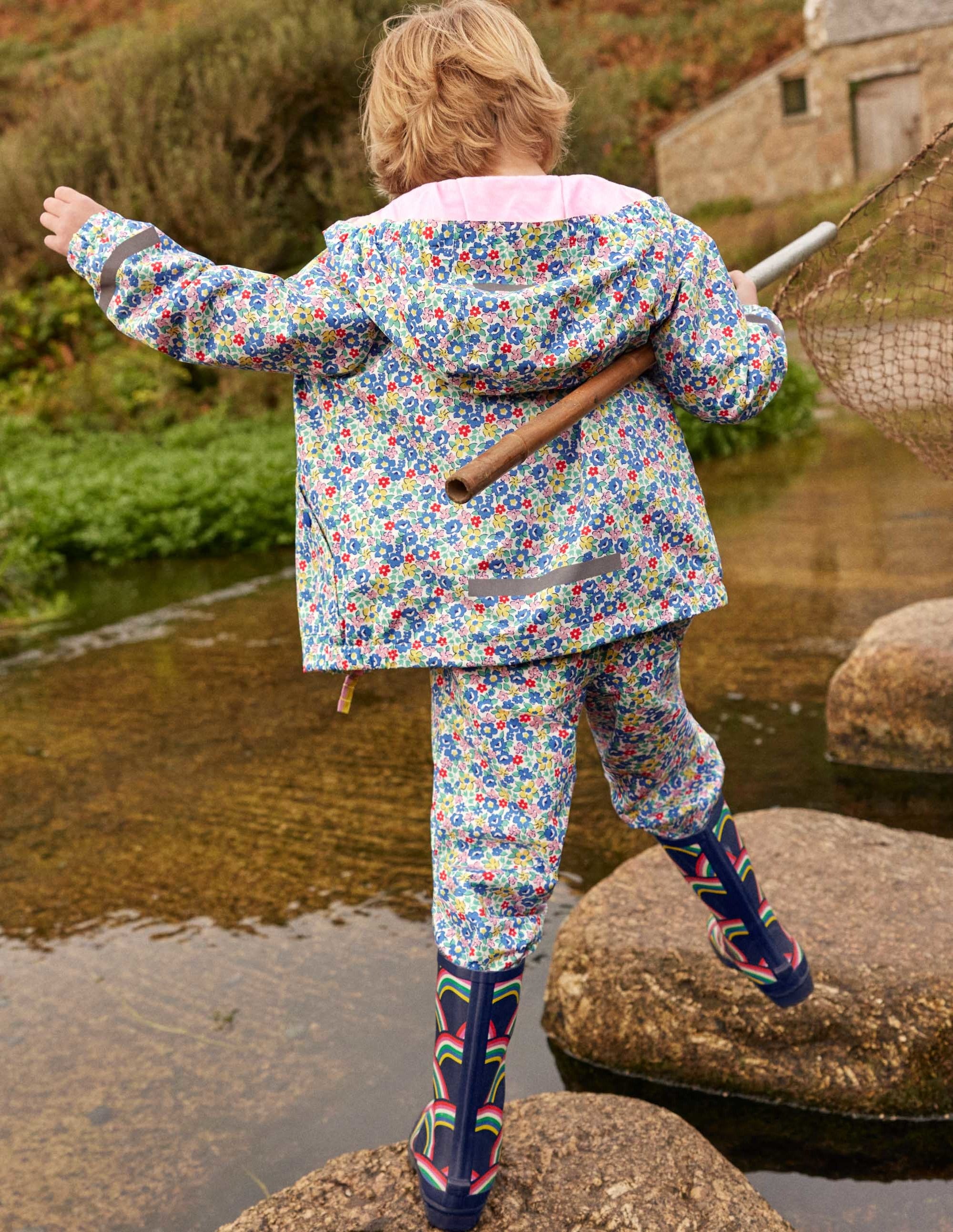 Wasserdichte Regenjacke-Bunt, Frühlingsblumen - Image 6