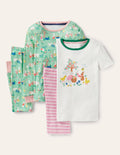 Mix and Match Snug Pyjamas-Fountain Green Spring Time