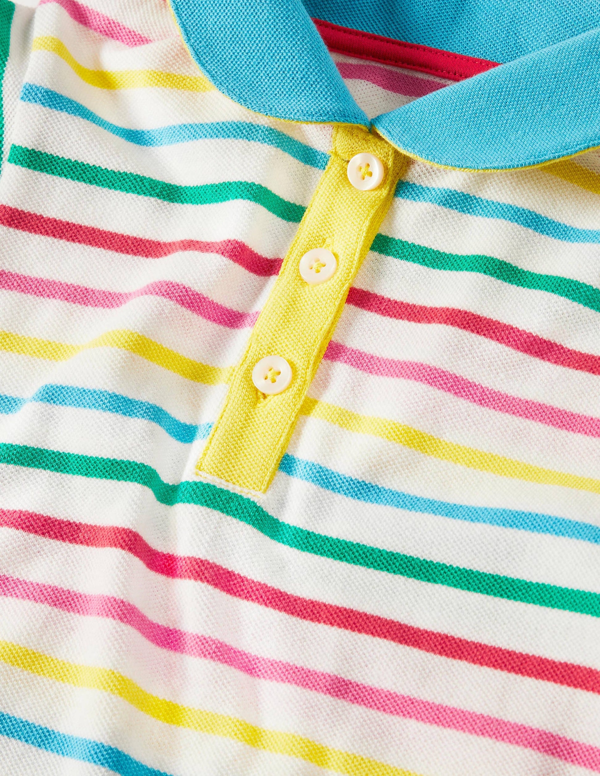 Gestreiftes Poloshirt-Bunt, Gestreift-3