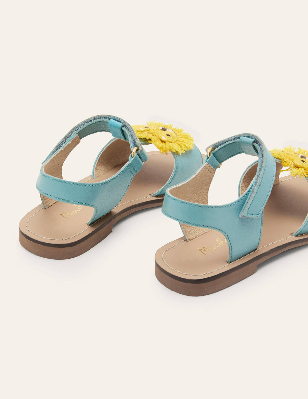 Fröhliche Ledersandalen-Löwe - Image 3