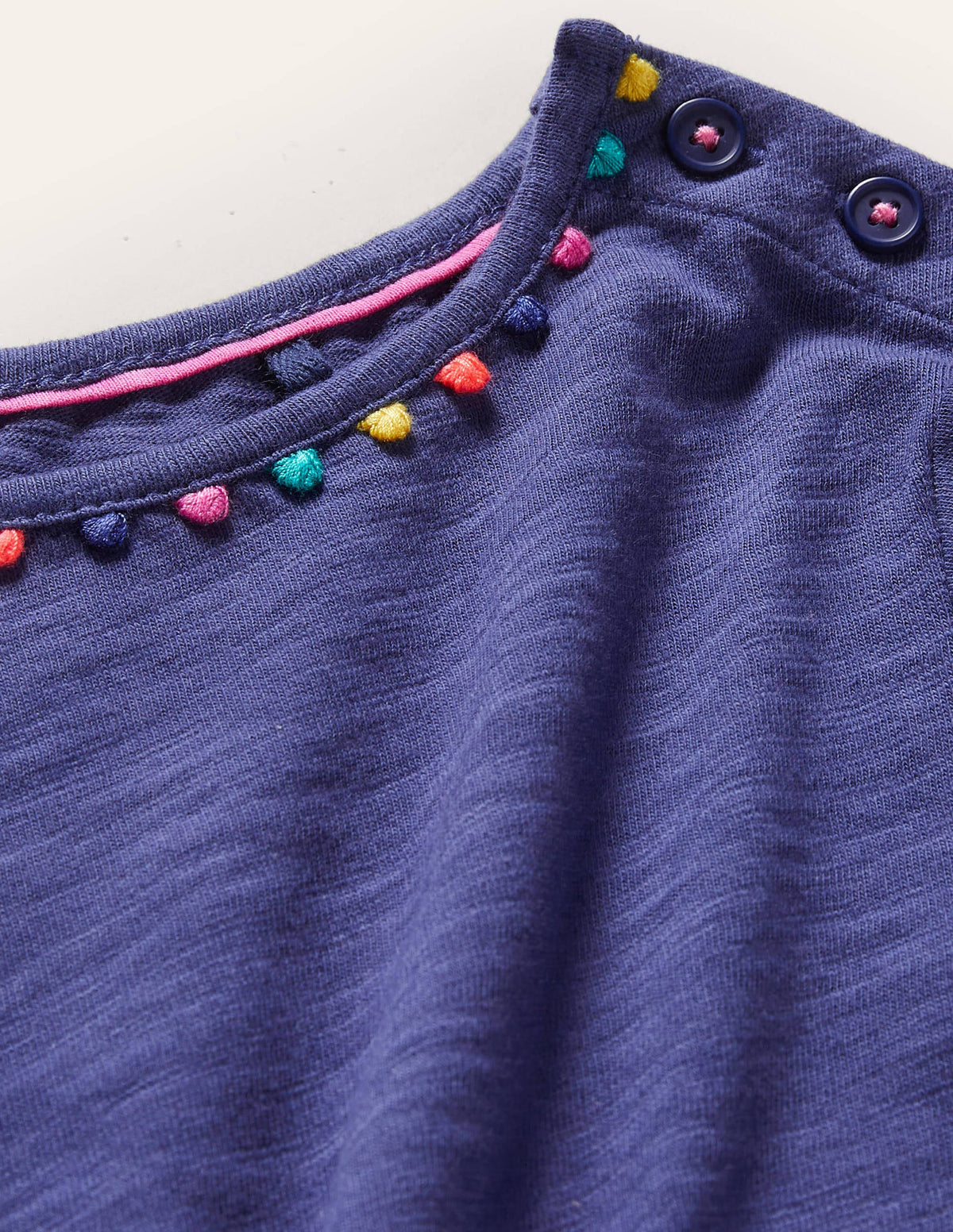 Charlie Jerseykleid mit Bommeln-Segelblau - Image 3