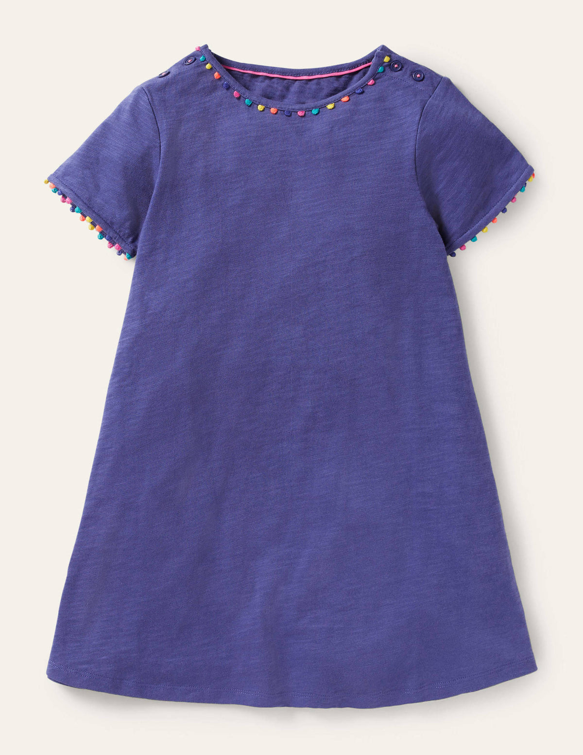 Charlie Jerseykleid mit Bommeln-Segelblau - Image 1