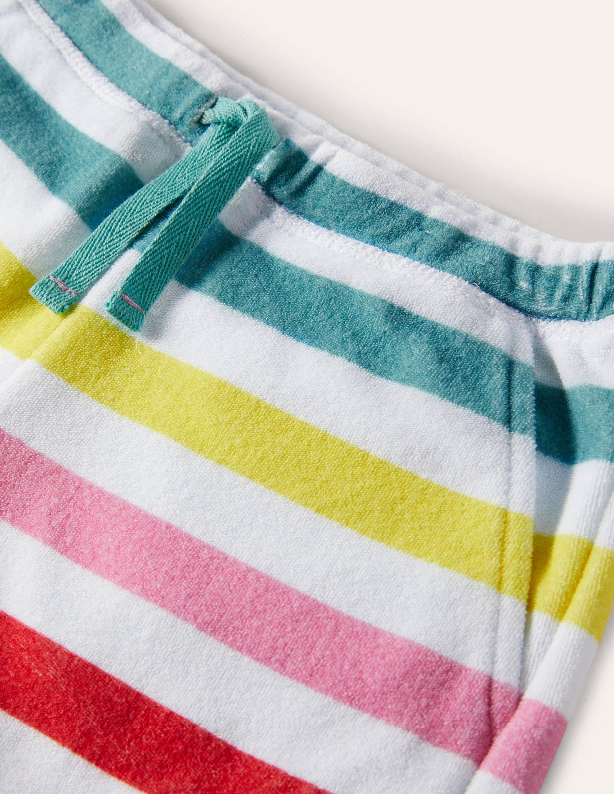 Towelling Shorts-Multi Stripe - Image 3