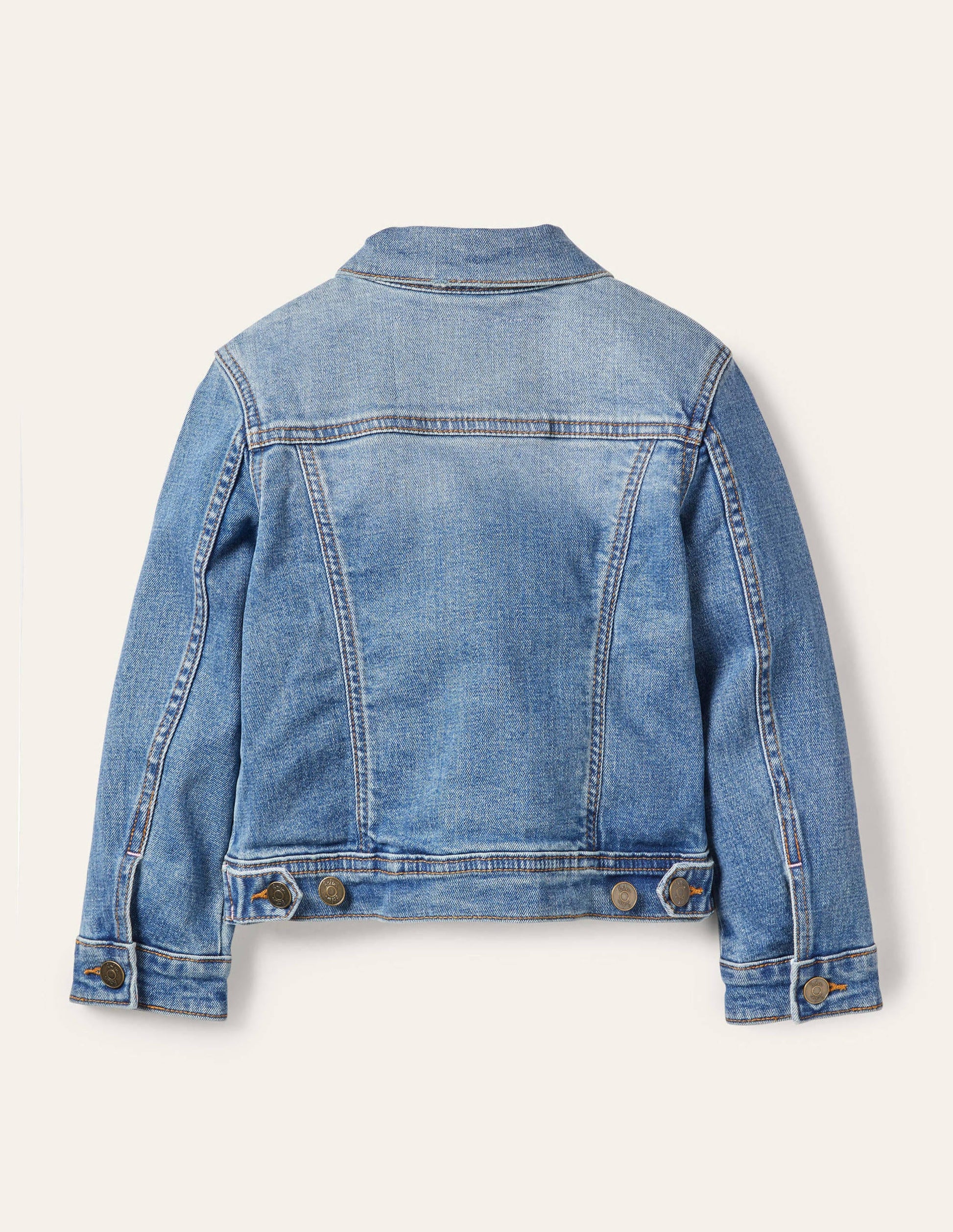 Denim-Jacke-Mittleres Vintageblau, Denim-2