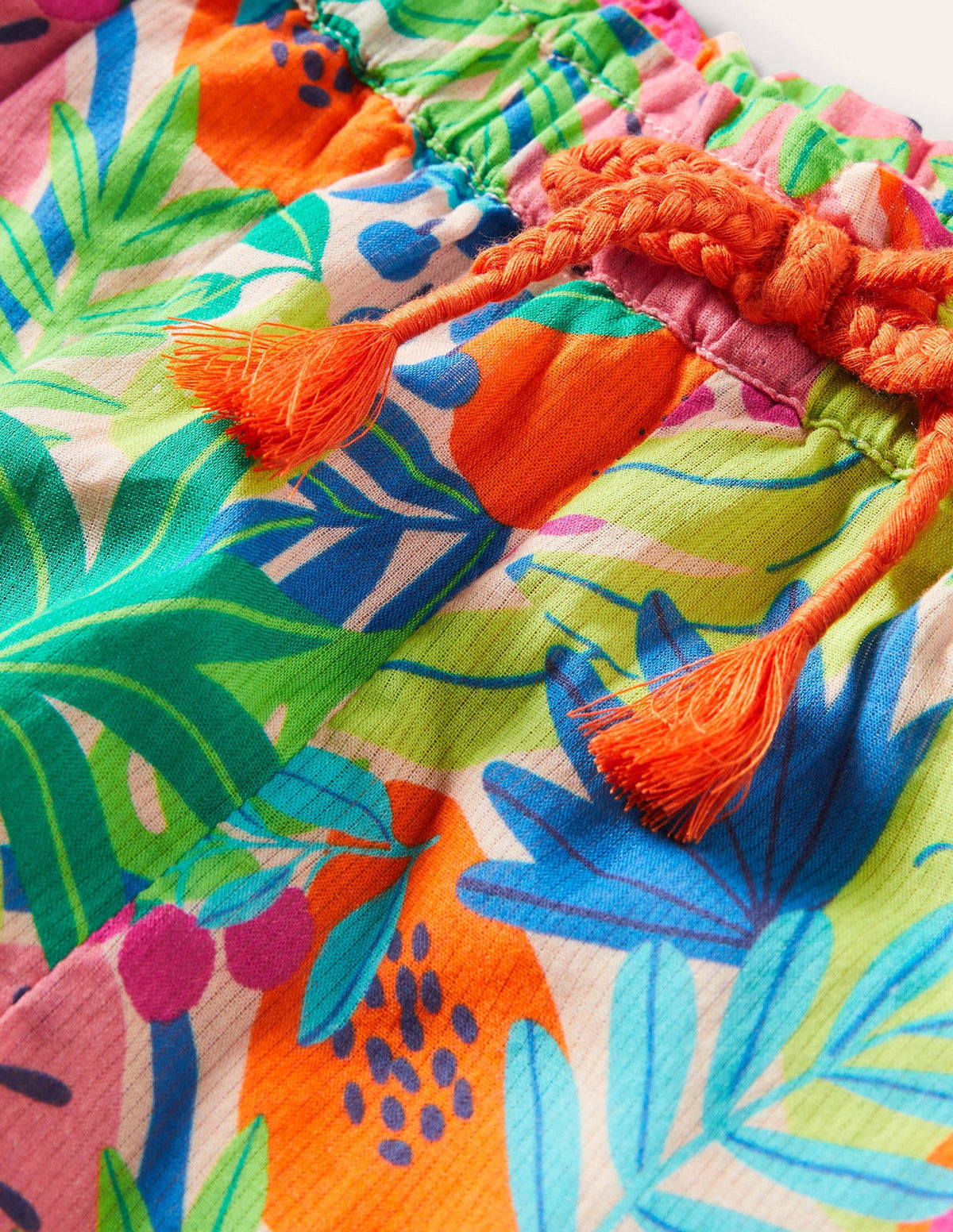 Short volanté à motif pêle-mêle-Fruit tropical multi - Image 3