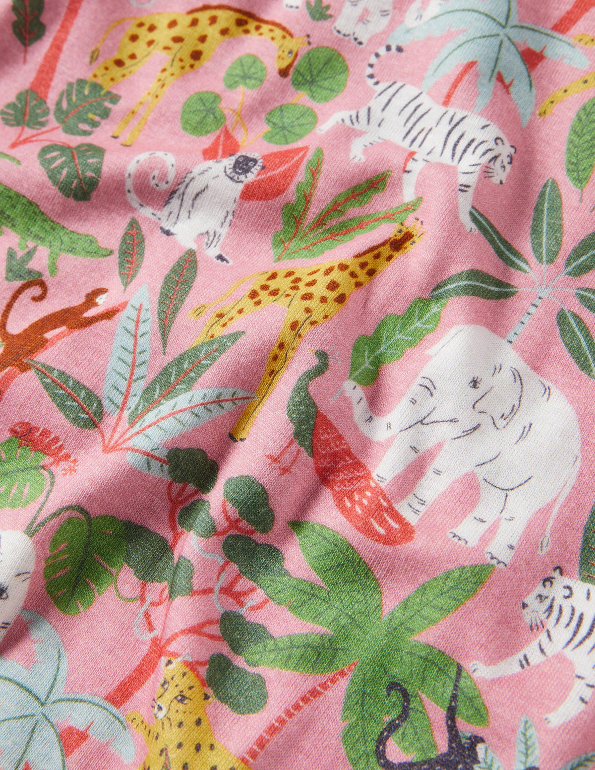Pyjama court phosphorescent-Jungle limonade rose - Image 3