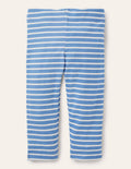 Legging court fun-Bleu Bahamas/ivoire