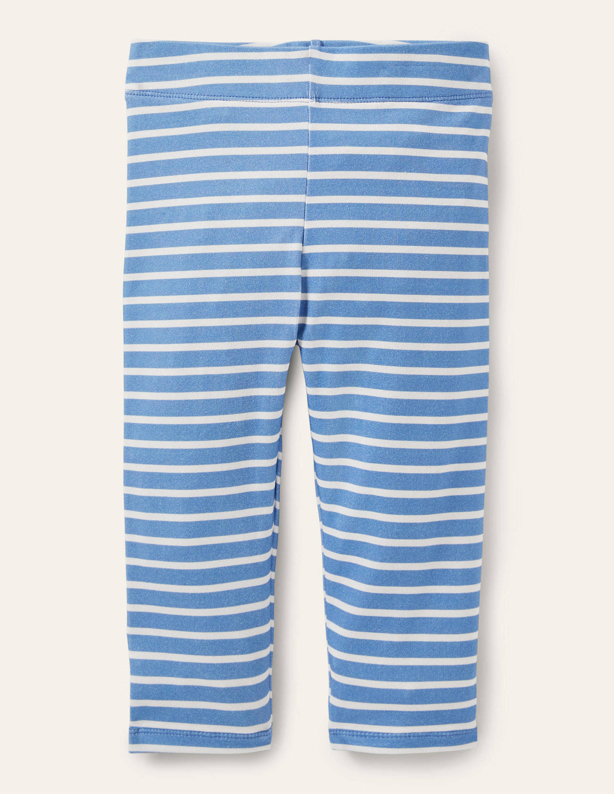 Legging court fun-Bleu Bahamas/ivoire-1