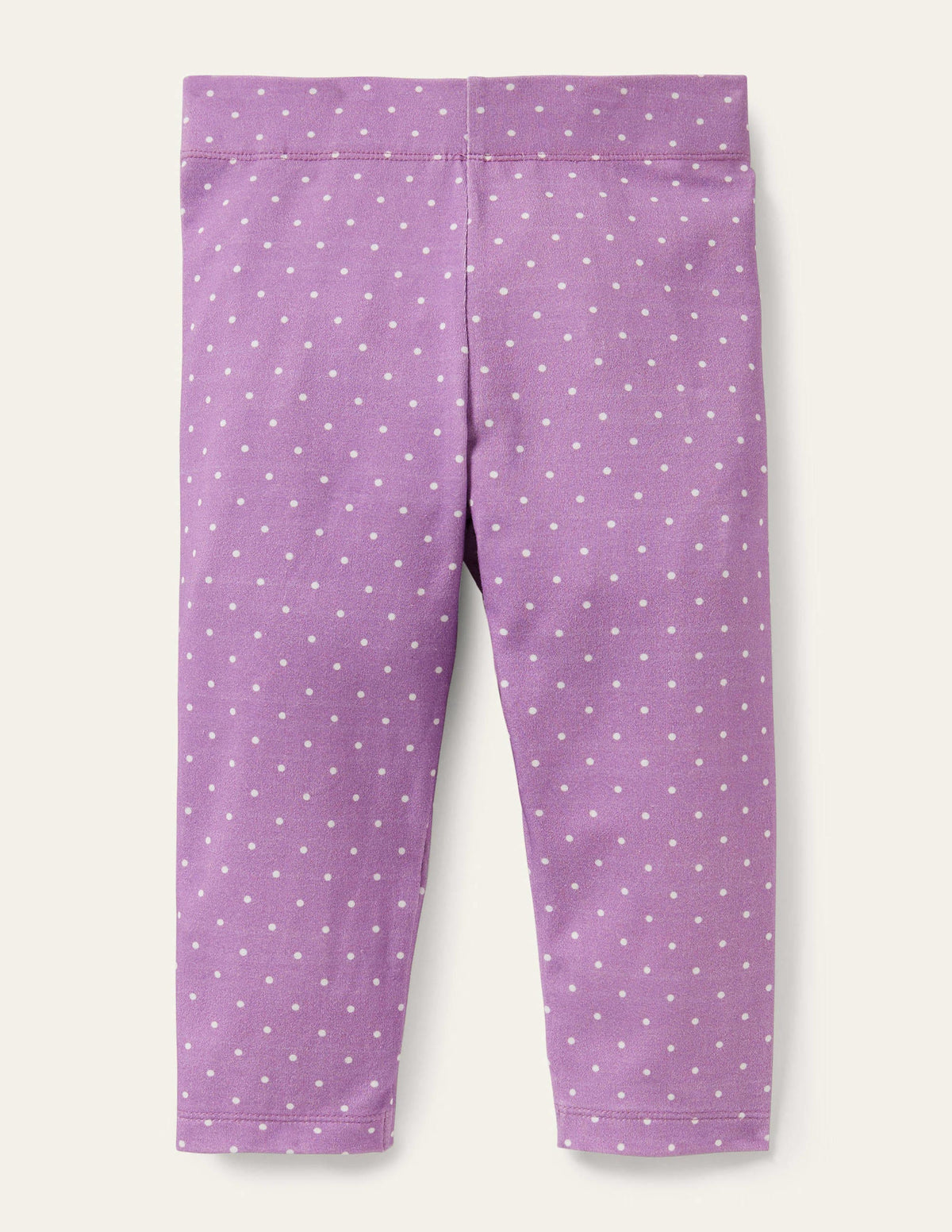 Fröhliche 7/8-Leggings-Kühles Violett/Naturweiß, Pünktchen - Image 1