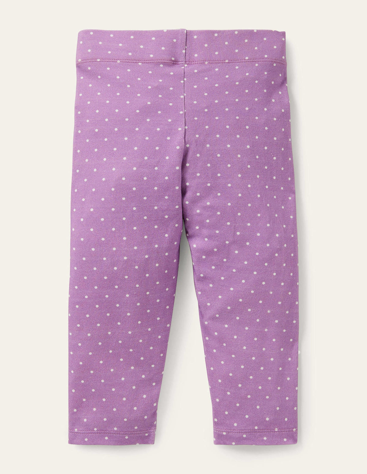 Fröhliche 7/8-Leggings-Kühles Violett/Naturweiß, Pünktchen - Image 4