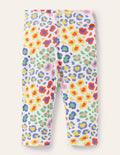 Legging court fun-Imprimé léopard multi