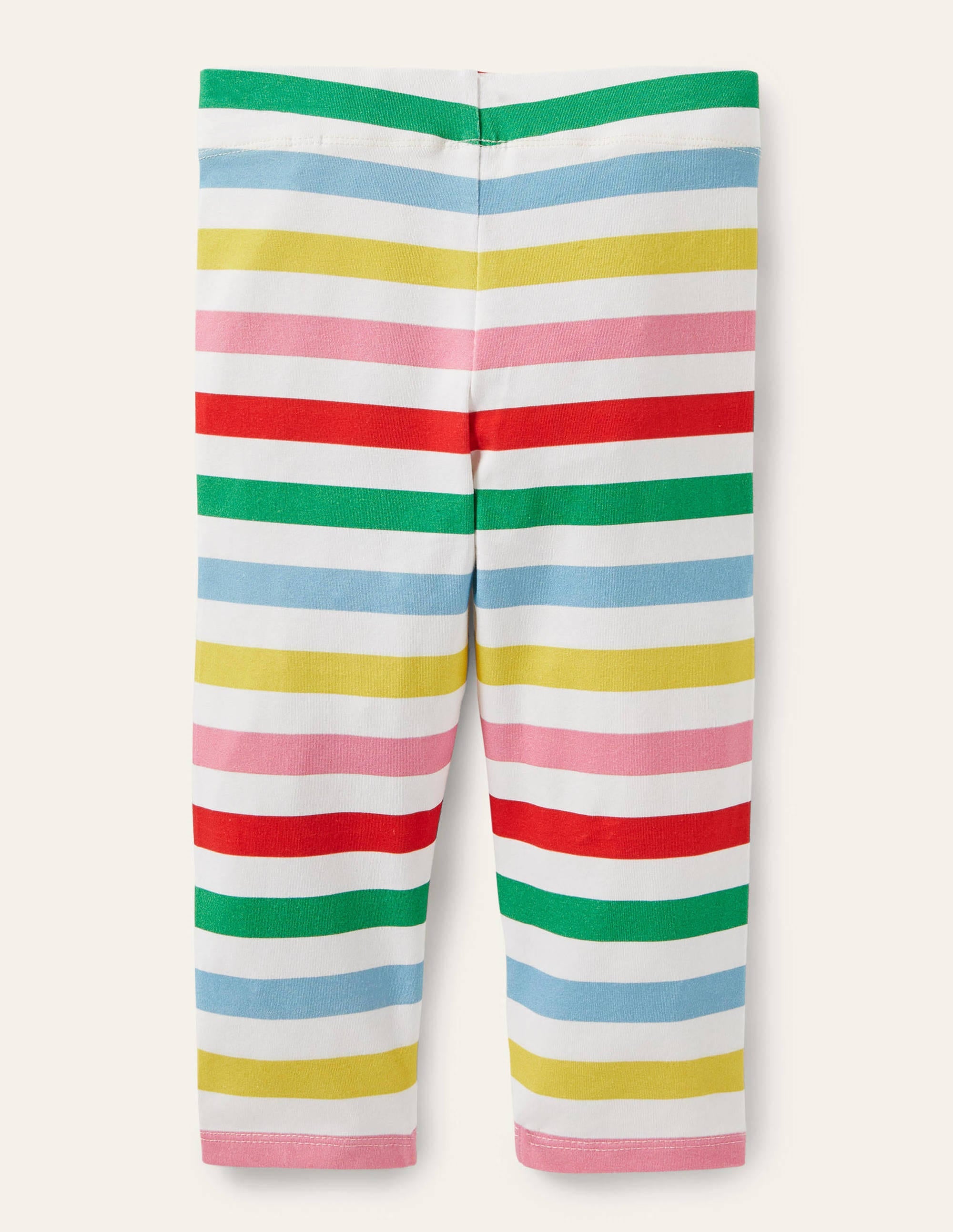 Fröhliche 7/8-Leggings-Bunt, Gestreift - Image 2
