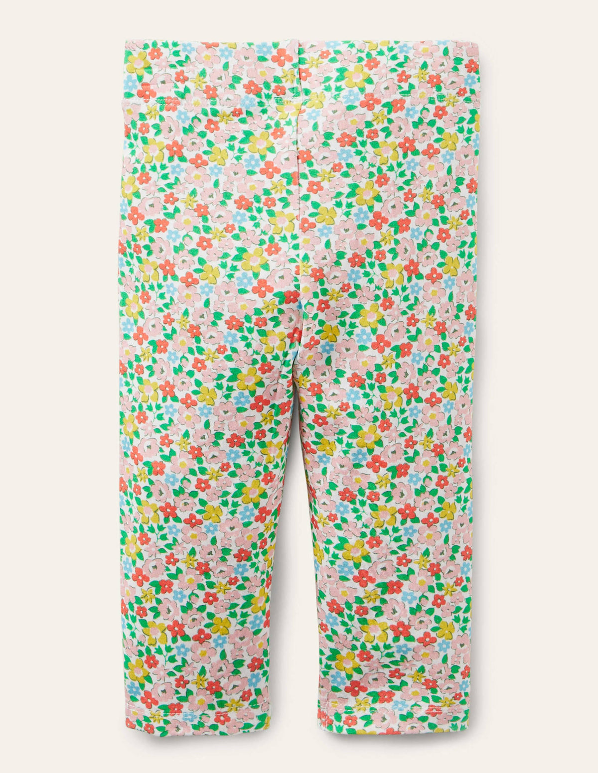 Fröhliche 7/8-Leggings-Bunt, Frühlingsblumen - Image 2