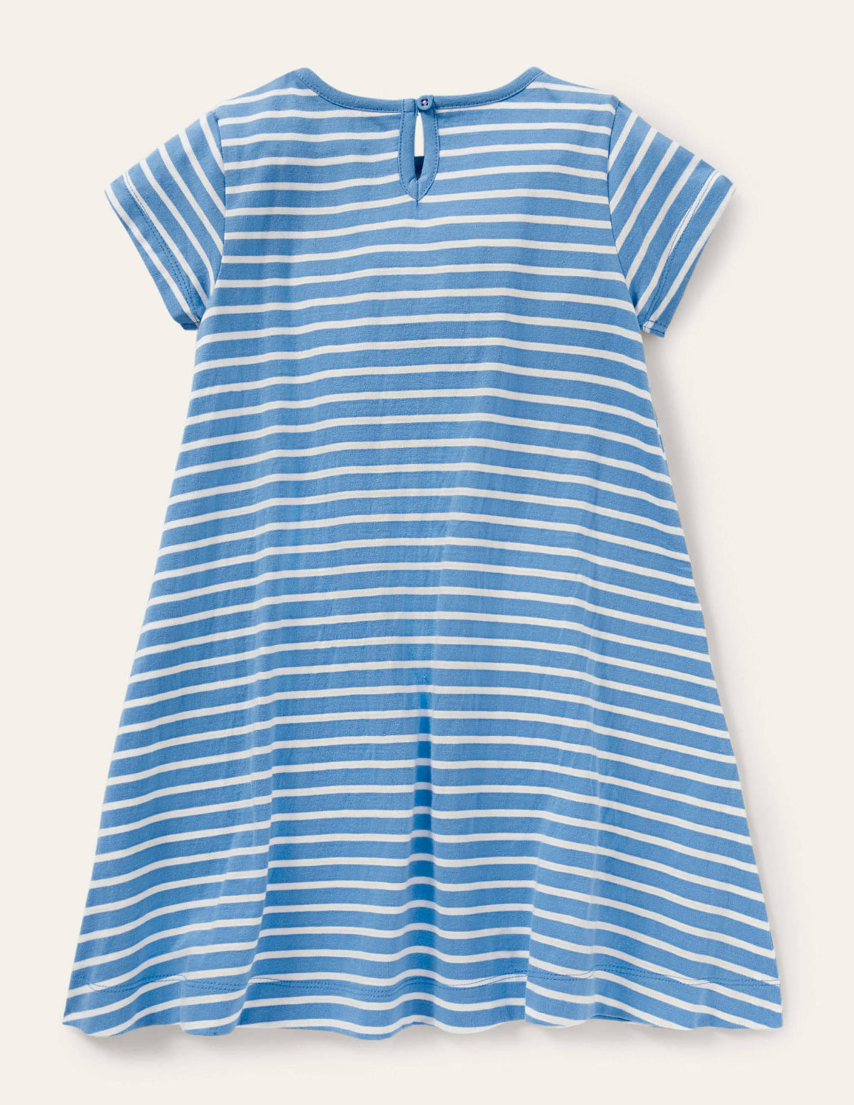 Fun Big Appliqué Dress-Bluebell/Ivory Guinea Pigs-2