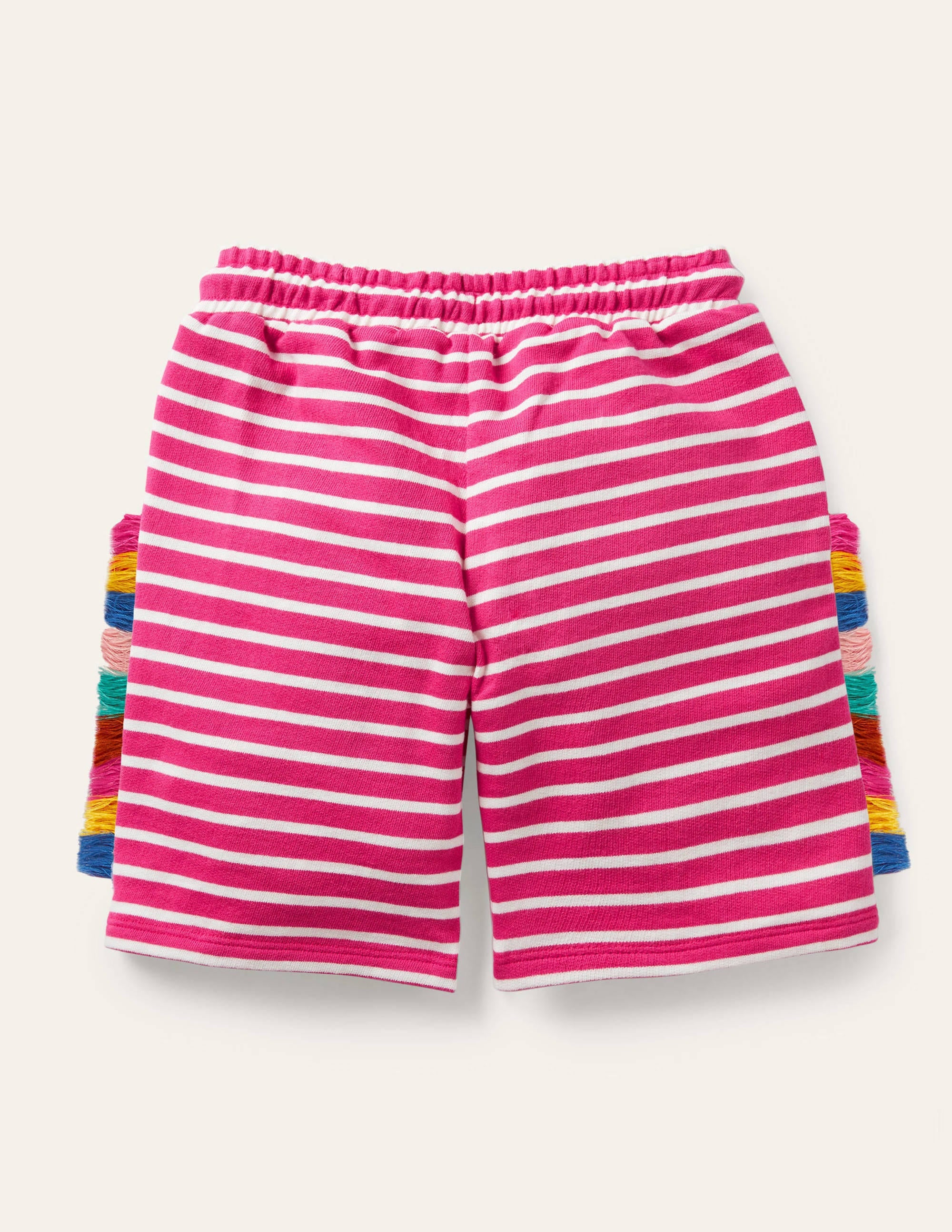 Jerseyshorts mit Applikation-Tutti-Frutti-Pink, Giraffe - Image 2