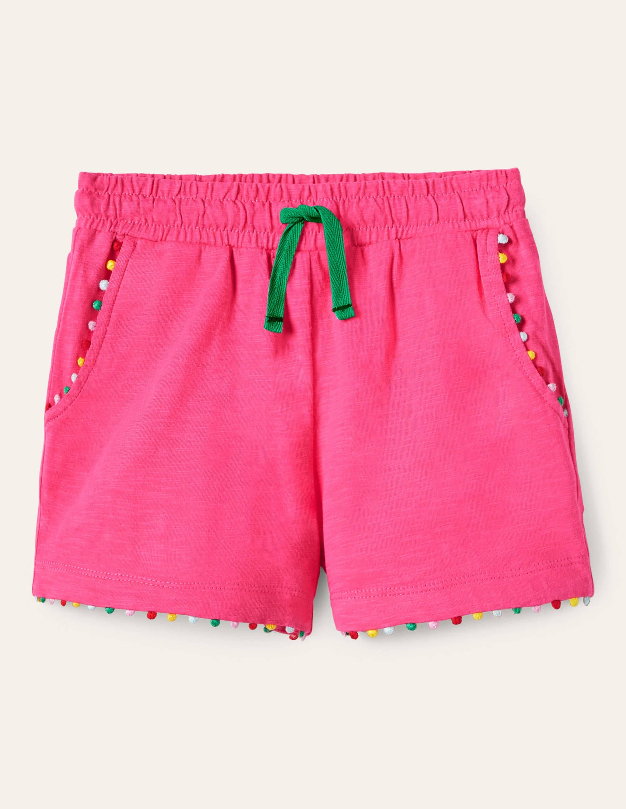Charlie Jersey-Shorts mit Bommeln-Tutti-Frutti-Pink - Image 1