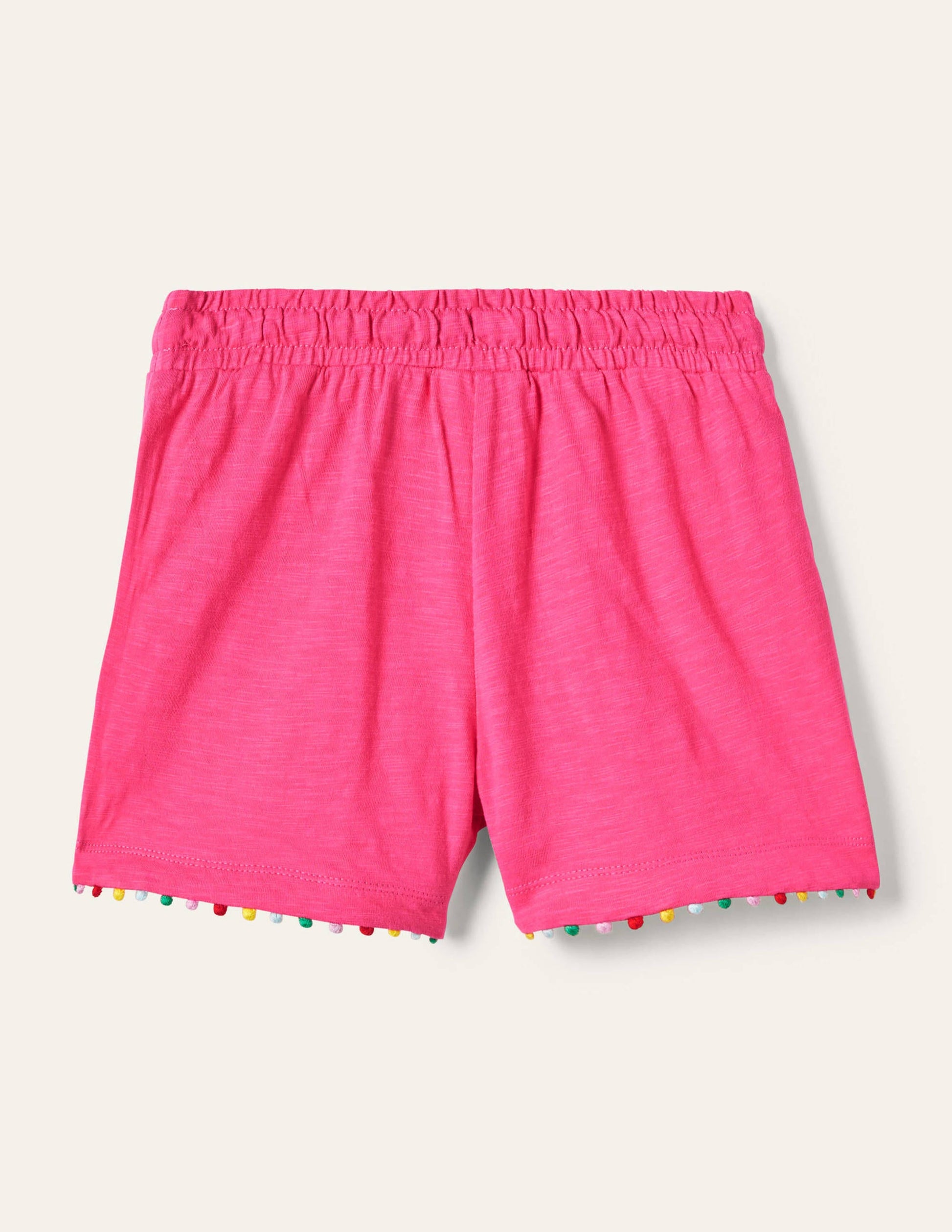 Charlie Jersey-Shorts mit Bommeln-Tutti-Frutti-Pink-2