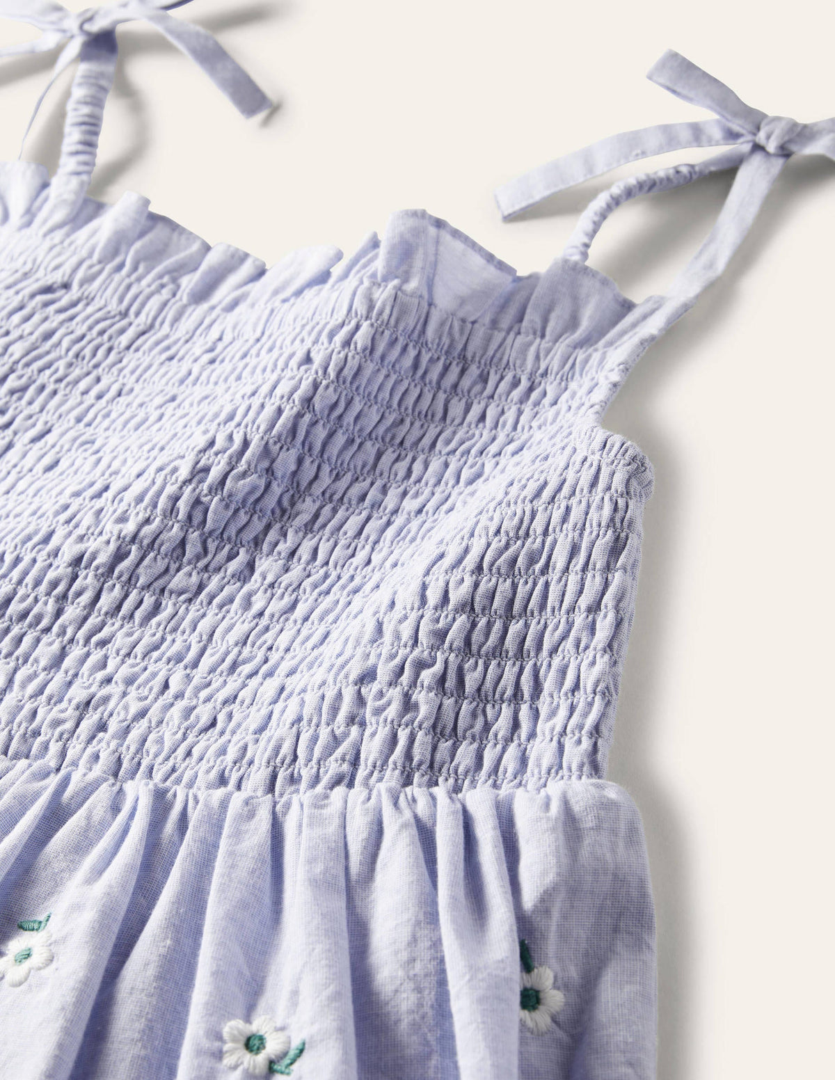 Gestuftes Sommerkleid-Faux-Uni-3