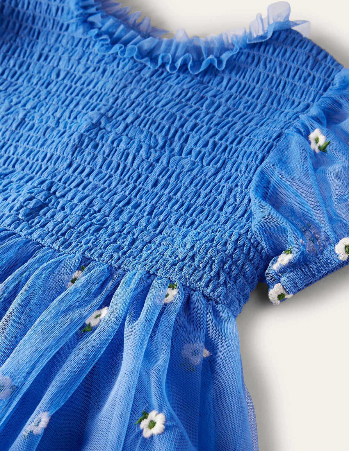 Gestuftes Tüllkleid-Elisabethanisches Blau - Image 3