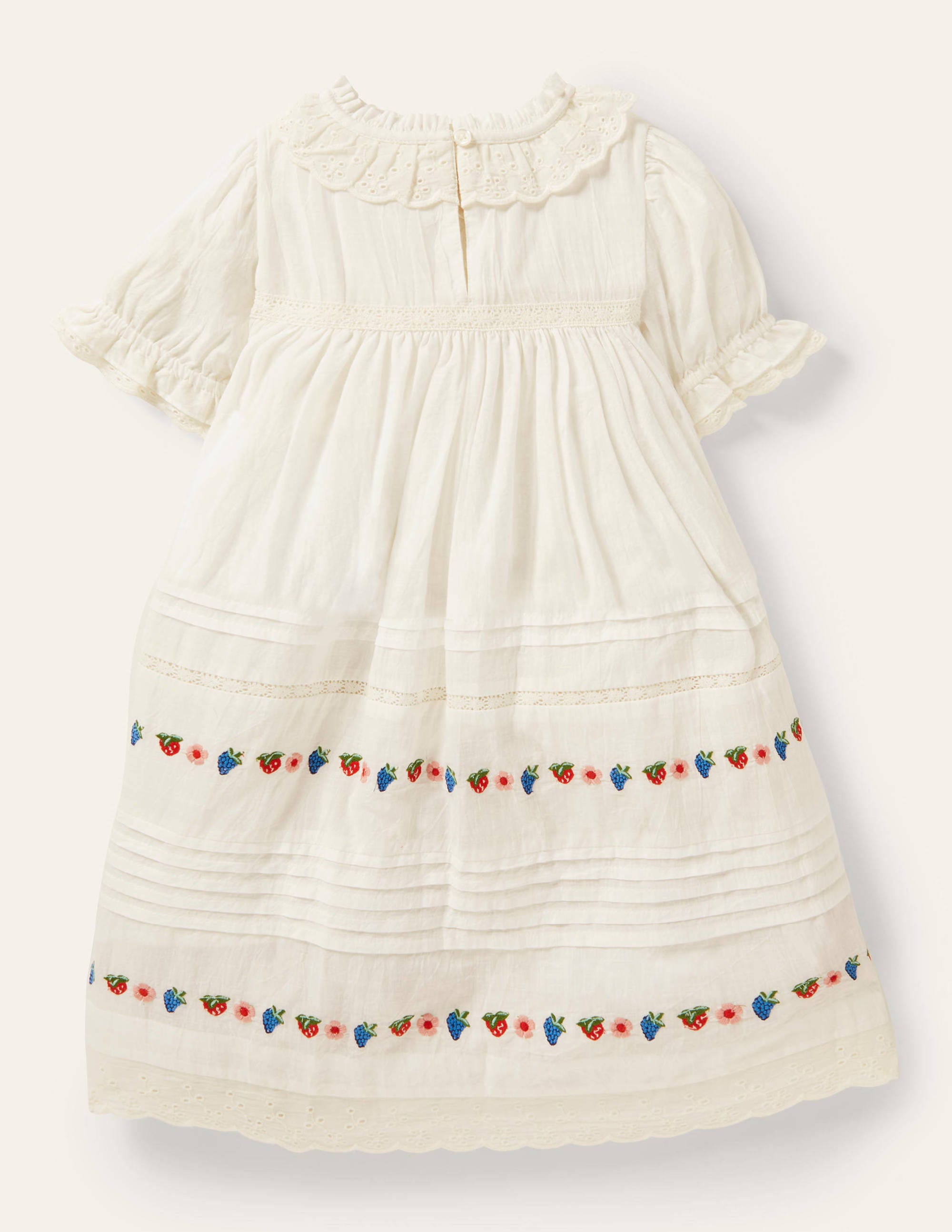 Nostalgic Tiered Dress-Ivory - Image 2