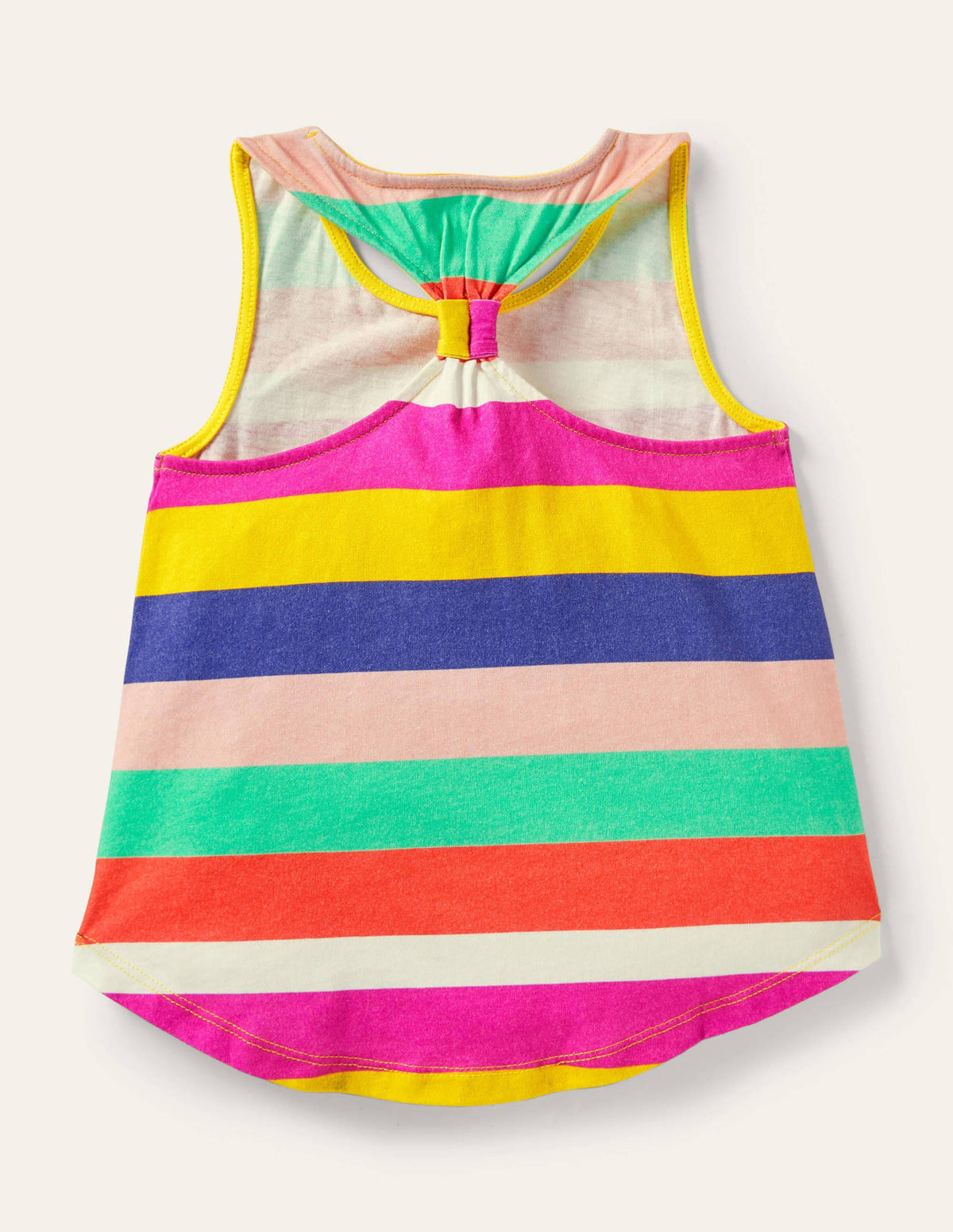 Im Nacken gebundenes Trägershirt-Knalliges Stiefmütterchen/Narzissengelb, Regenbogen - Image 2