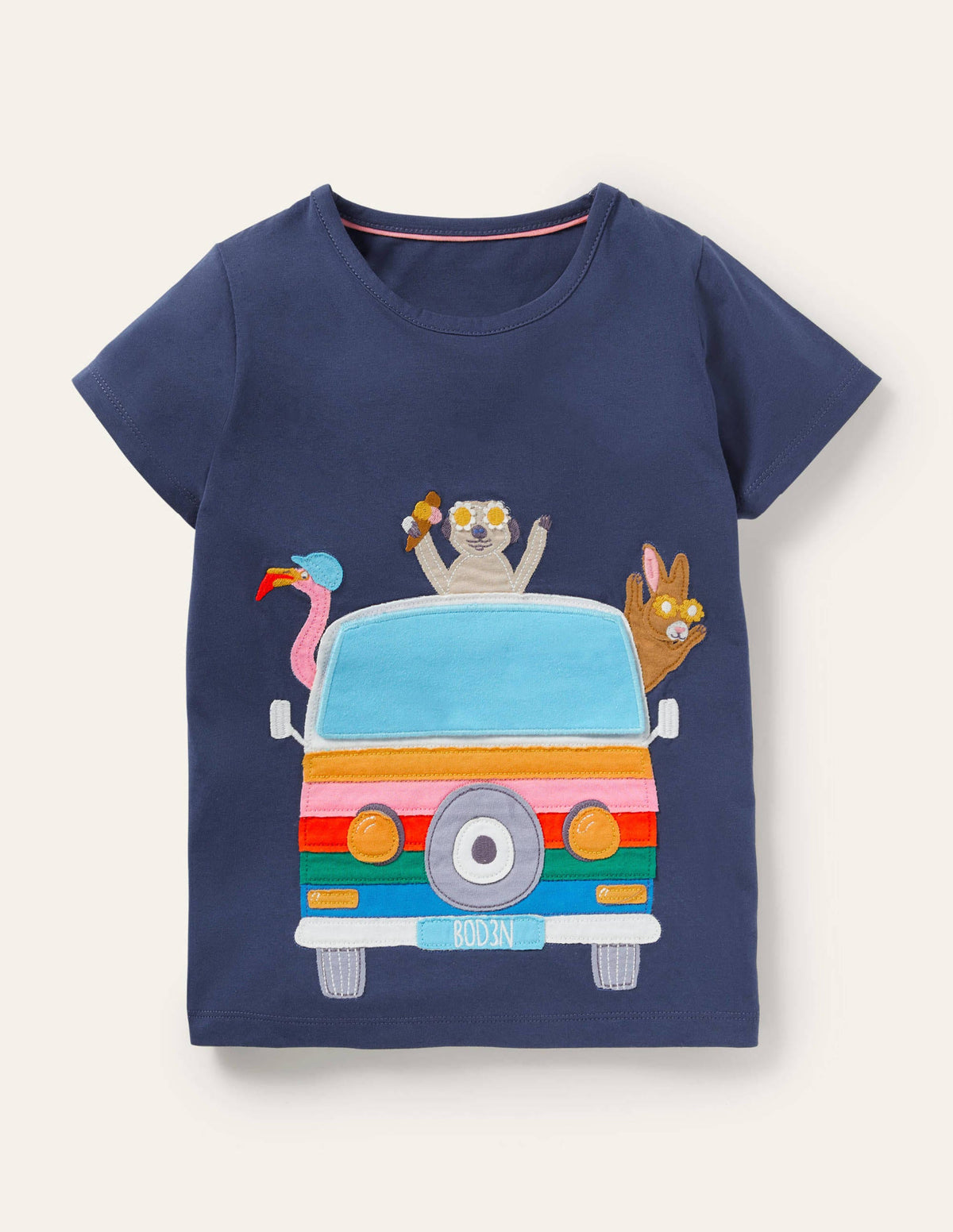 T-Shirt mit Aufklappmotiv-Segelblau, Wohnmobil-1