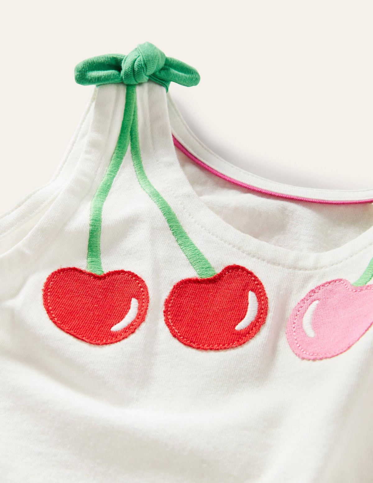 Débardeur à motif cerise-Cerise ivoire - Image 3