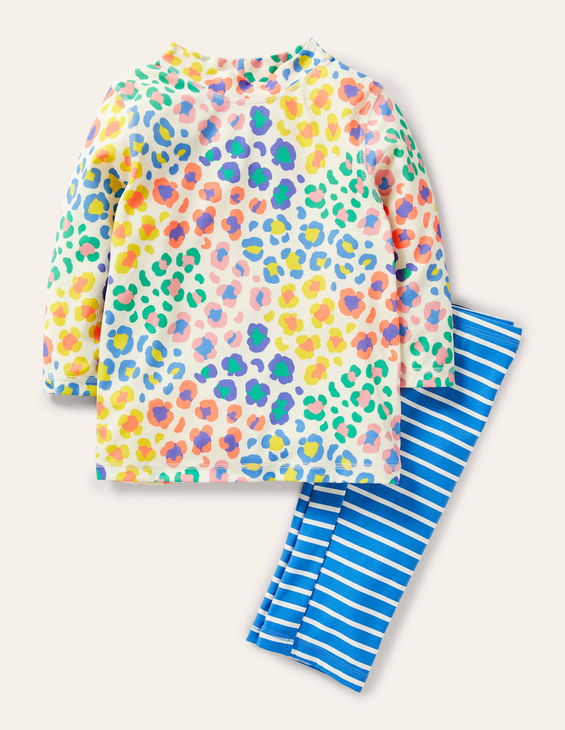 Surf Suit-Multi Leopard Print-2