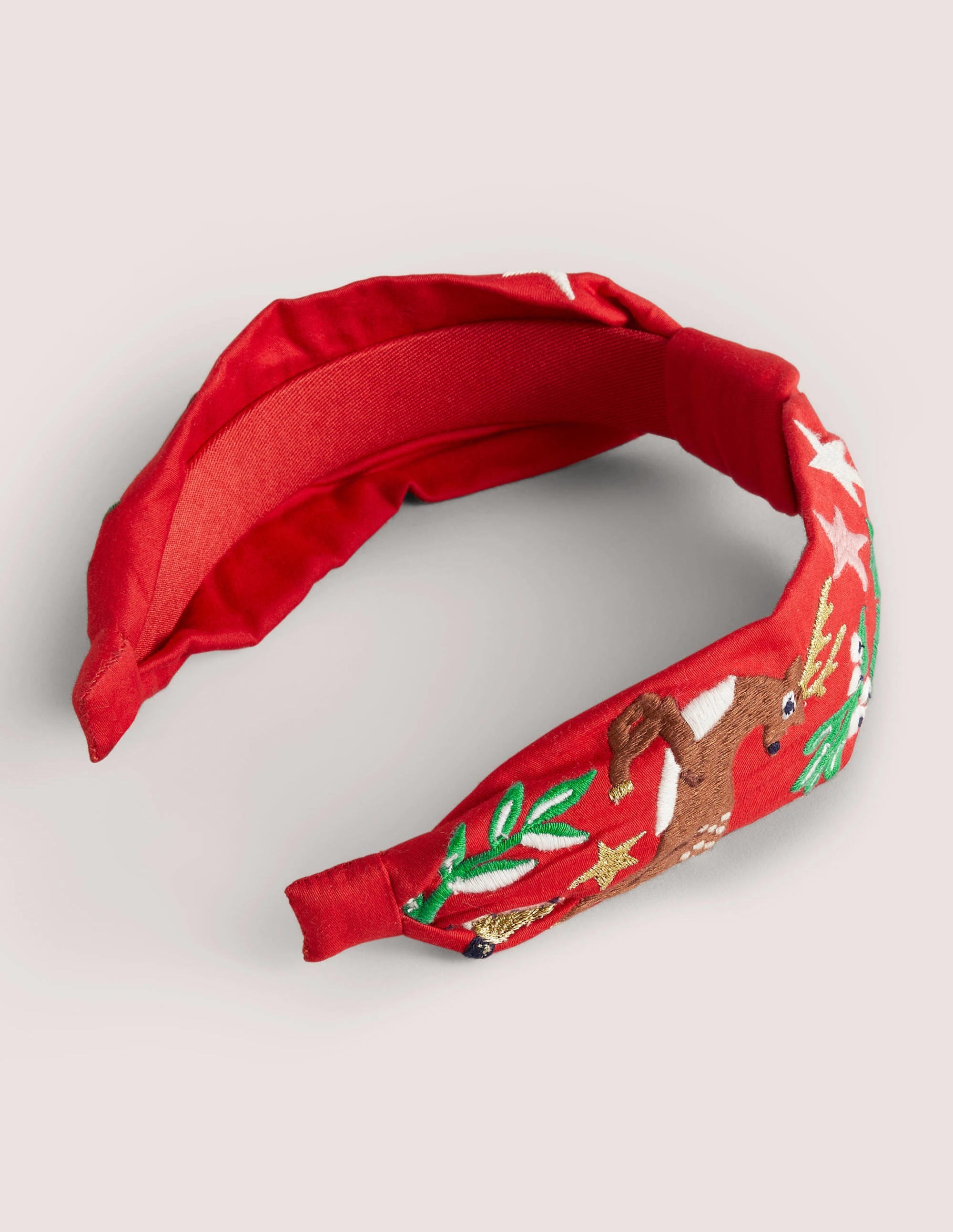 Haarband mit Knotendetail-Rot, Weihnachten - Image 1