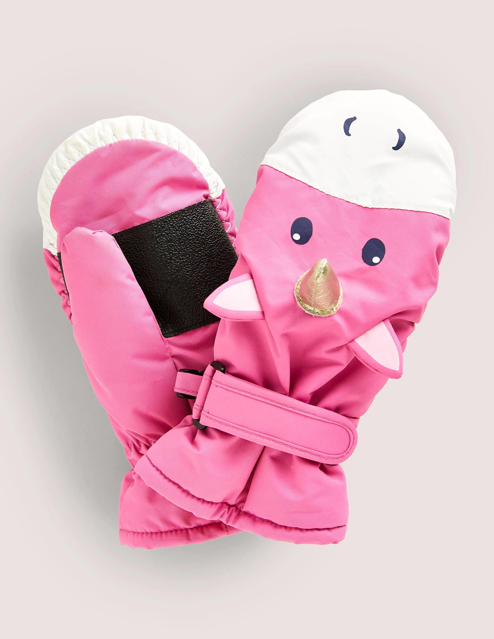 Originelle Allwetterfäustlinge-Rosa, Einhorn - Image 1