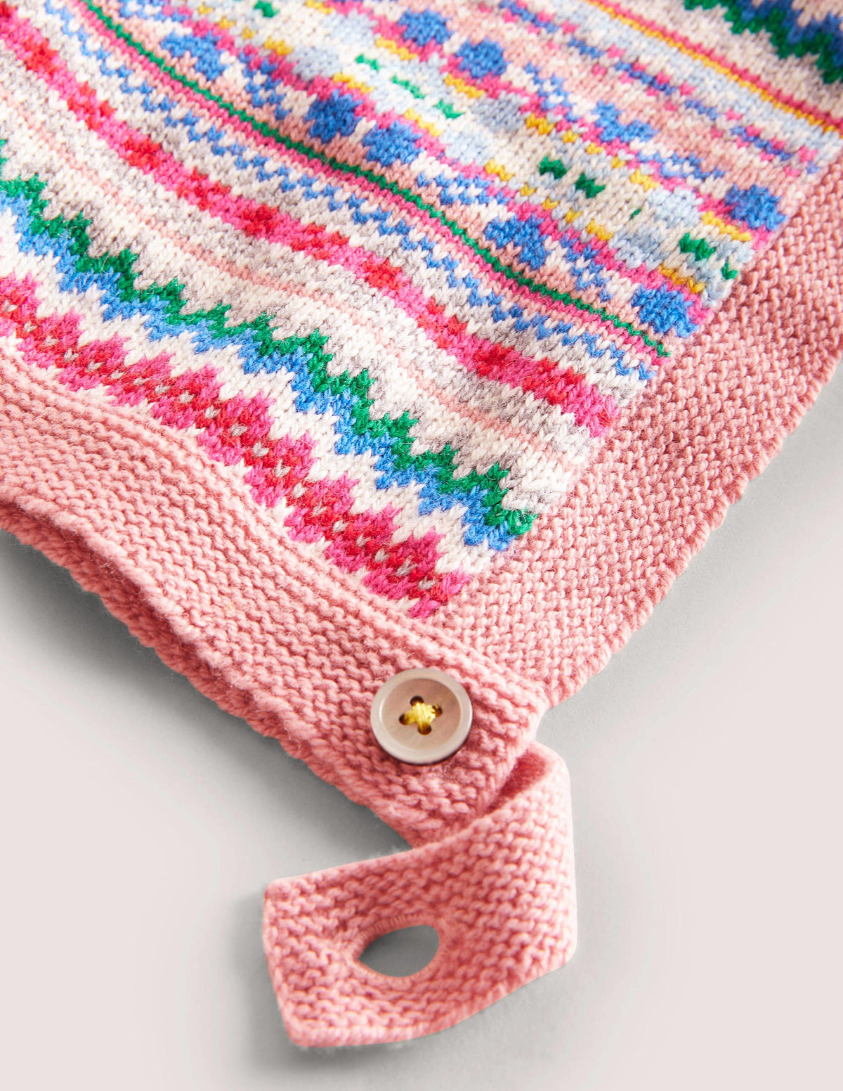 Fair-Isle-Strickhäubchen-Bunt - Image 2