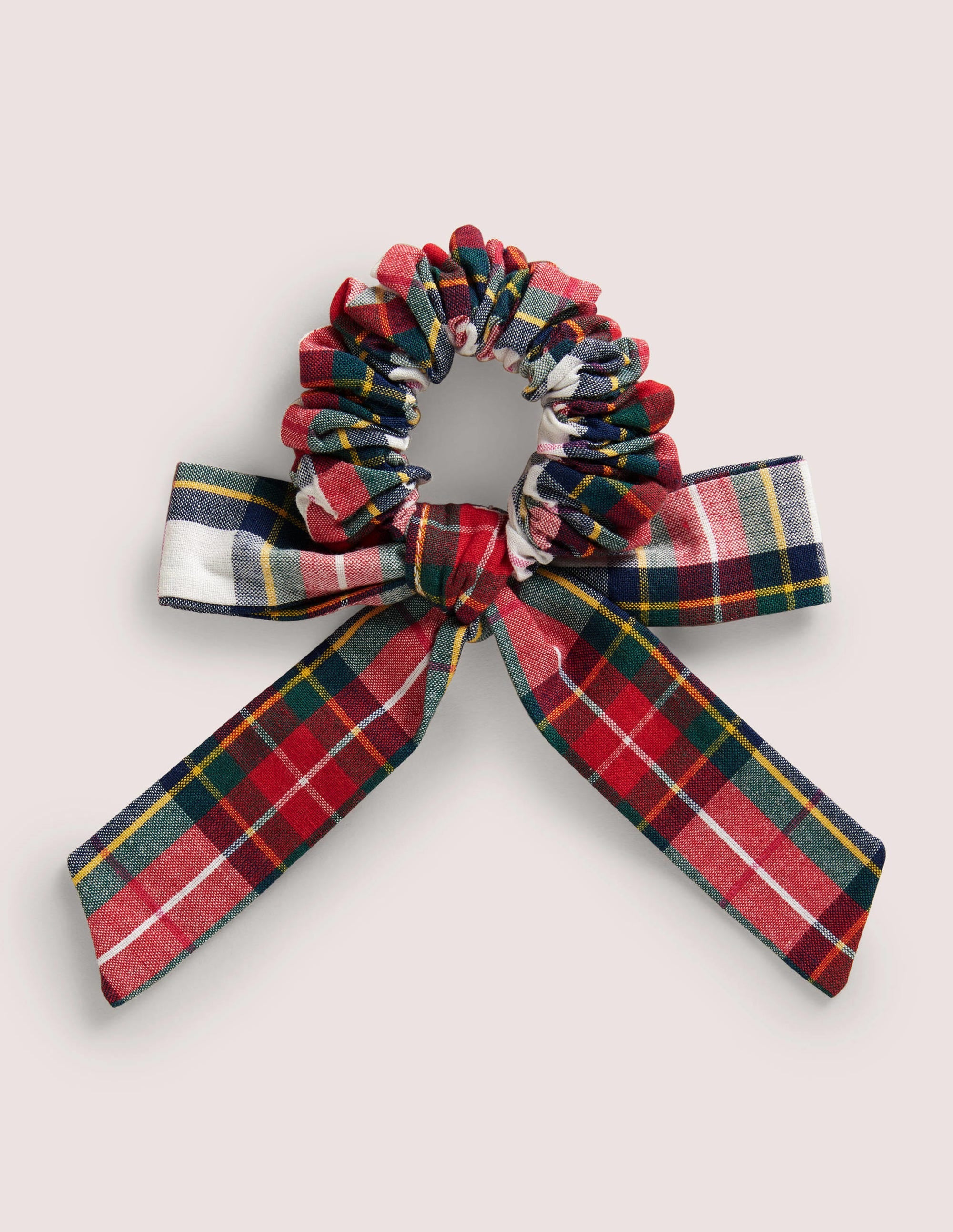 Scrunchie mit Schleife-Bunt, Kariert - Image 2