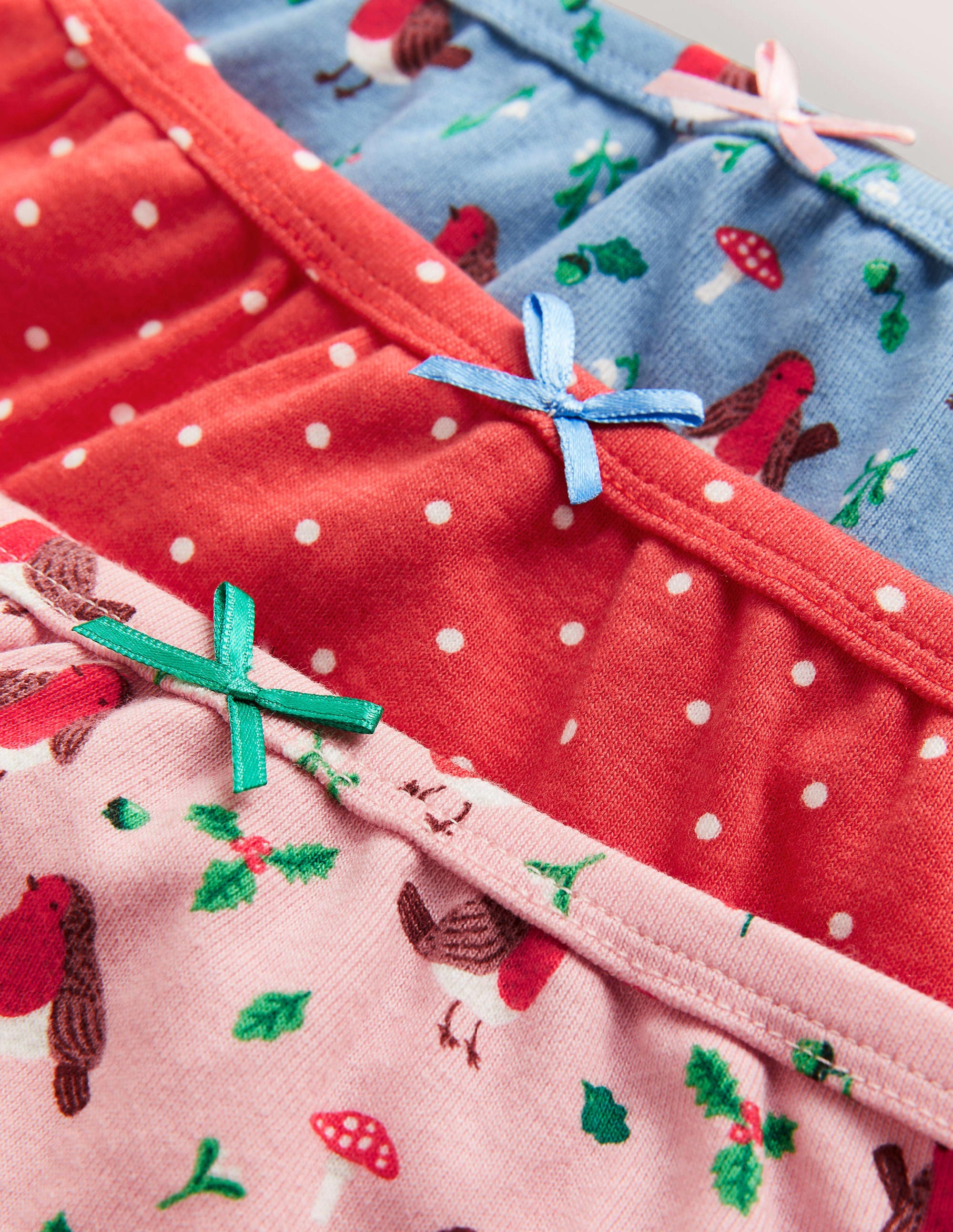 3 culottes pour fille-Rouges-gorges rose boto - Image 3