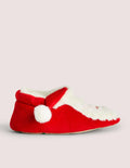 Weihnachts-Hausschuhe-Rot, Weihnachtsmann