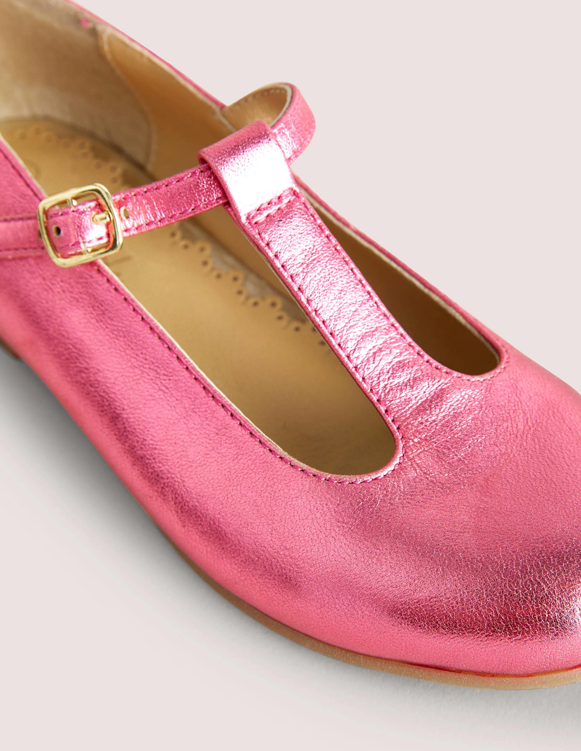 Party-Ballerinas mit T-Steg-Rosa - Image 3