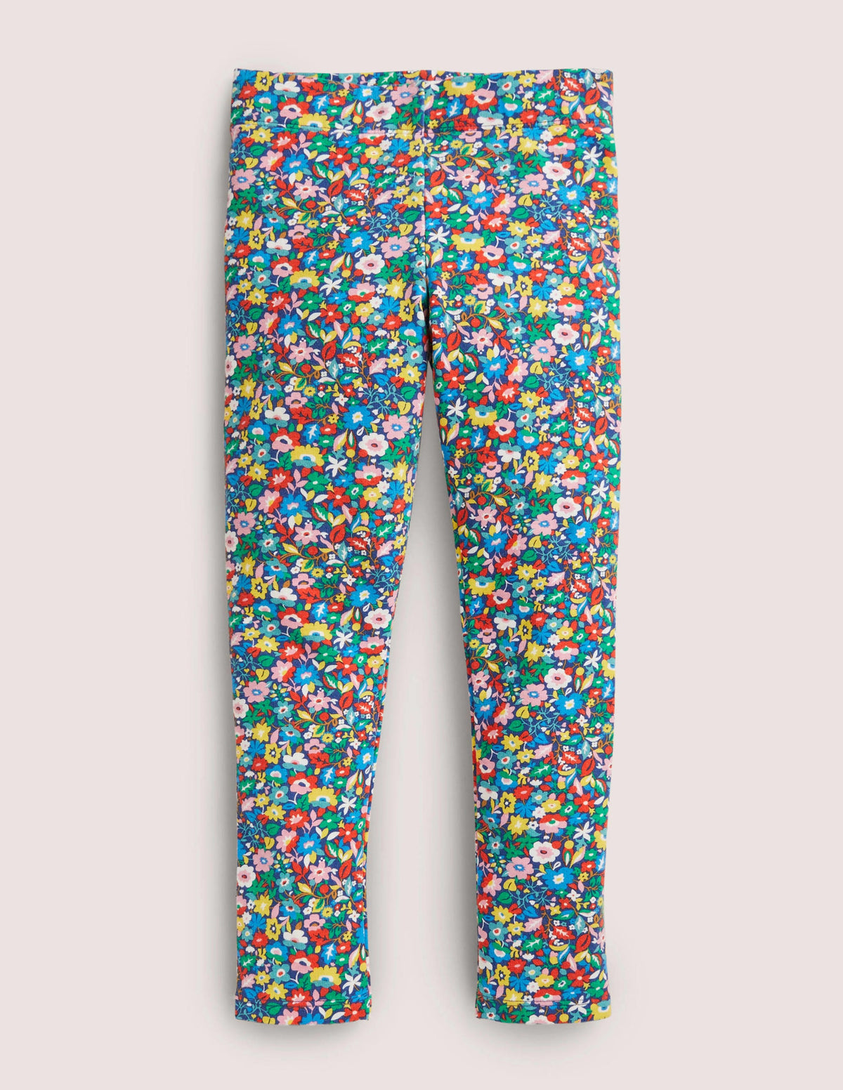 Fröhliche bequeme Leggings-Bunt, Patchwork-Blumen-1