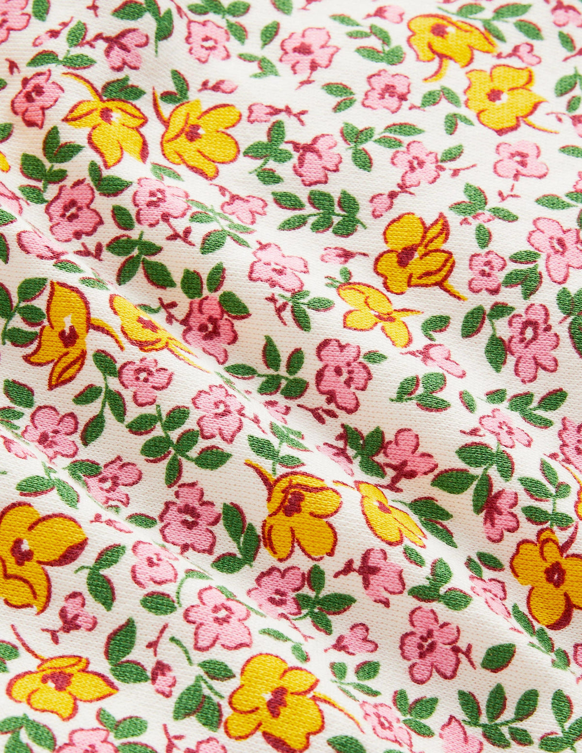Gemusterter Sweatrock-Bunte Blumenwiese-3