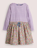 Hotchpotch Dress-Aster Purple Vintage Floral
