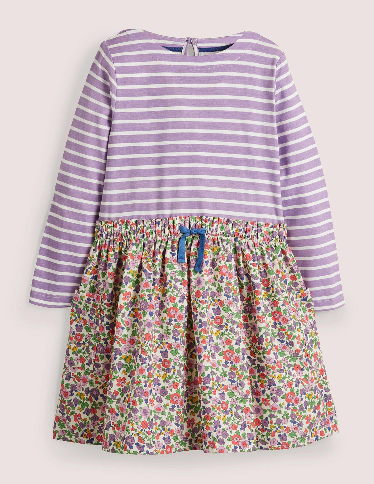 Hotchpotch Dress-Aster Purple Vintage Floral-1