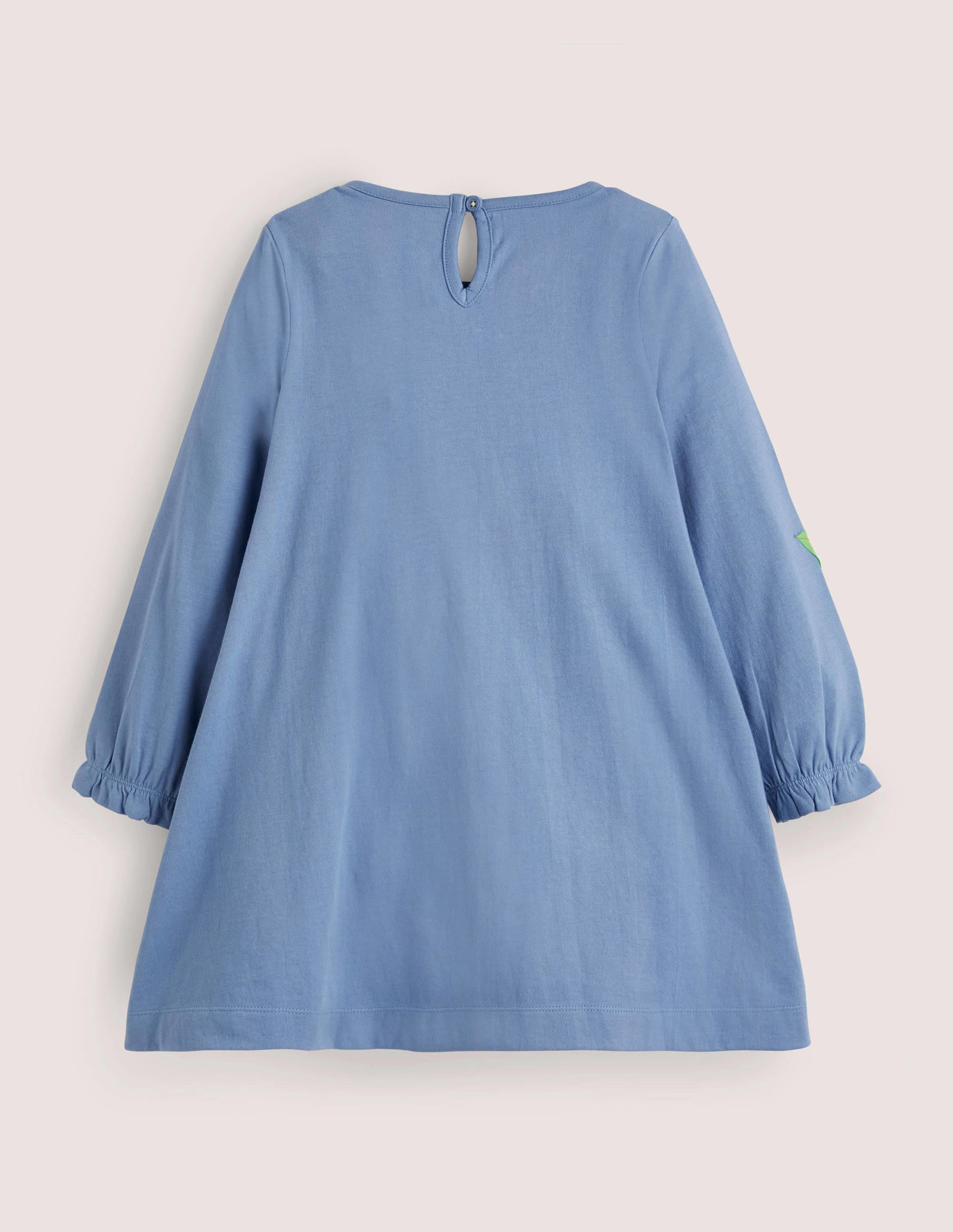 Jerseykleid mit Applikation-Rivierablau, Waldtiere - Image 2