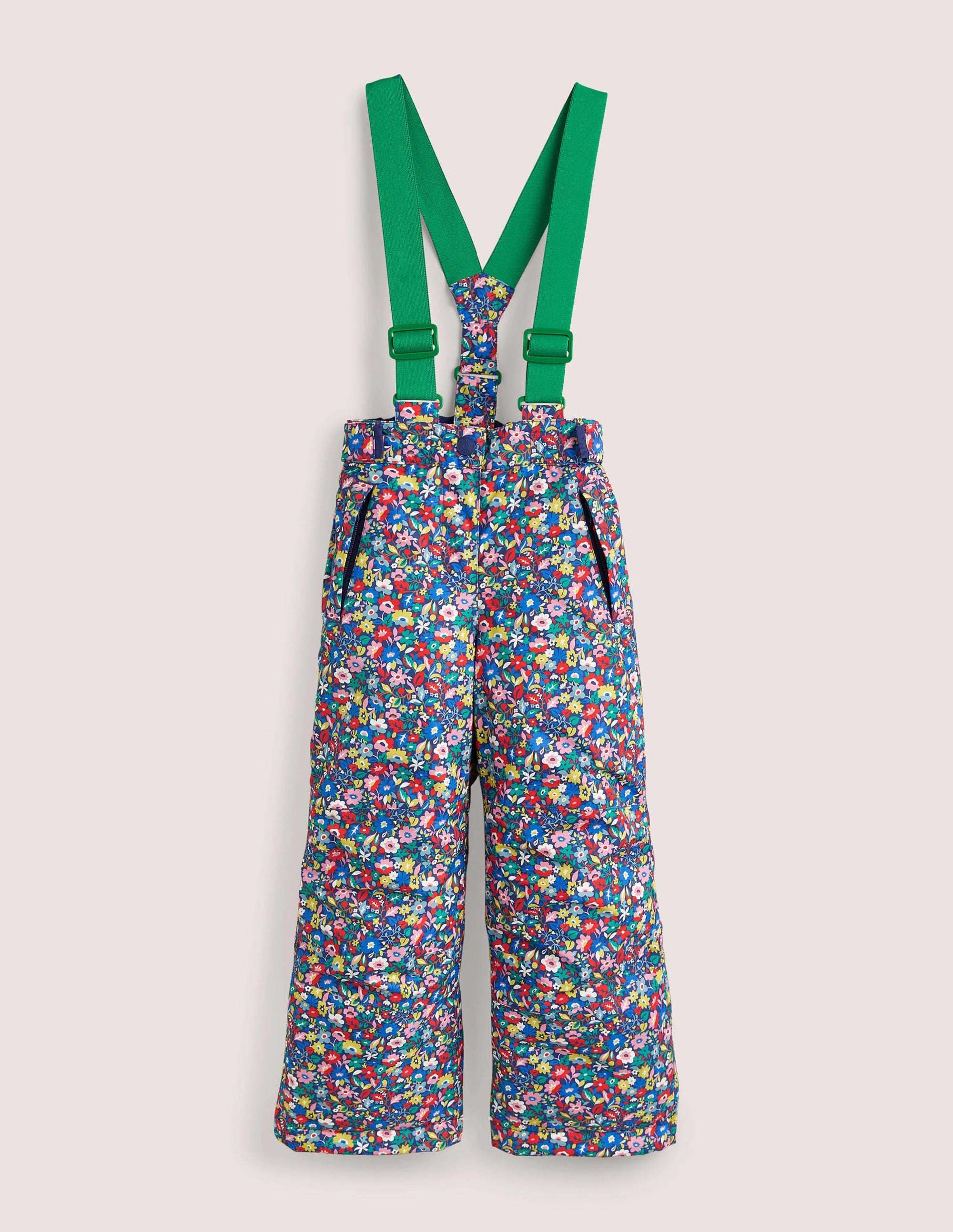 Wasserdichte Allwetterhose-Bunt, Patchwork-Blumen - Image 1