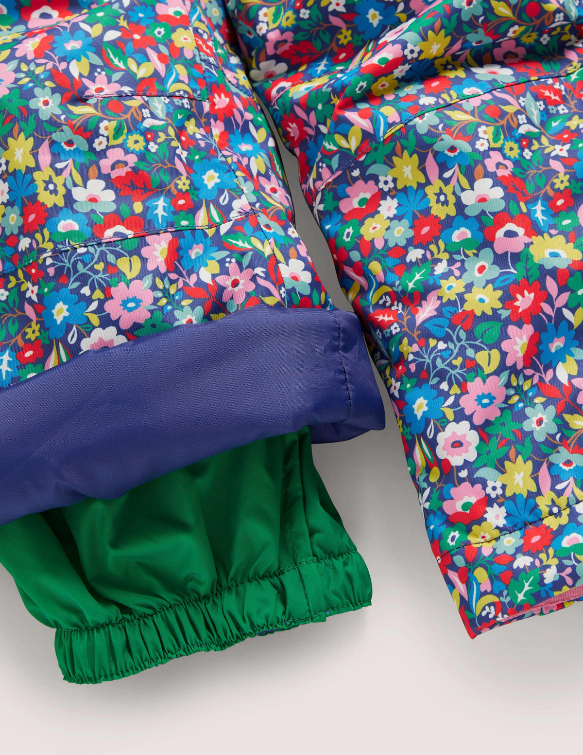 Wasserdichte Allwetterhose-Bunt, Patchwork-Blumen-3