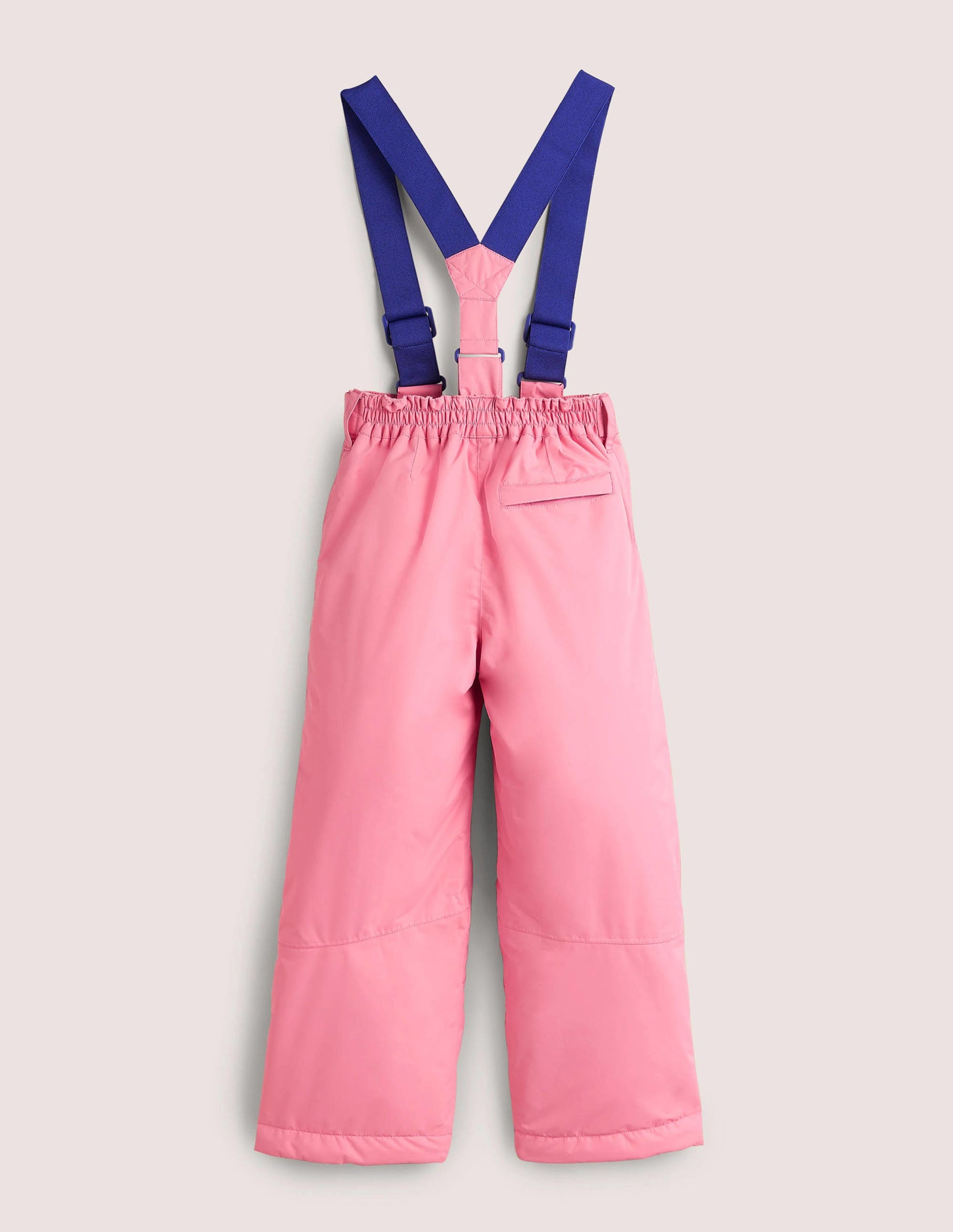 Pink Waterproof Dungaree Trousers-Hellrosa-2