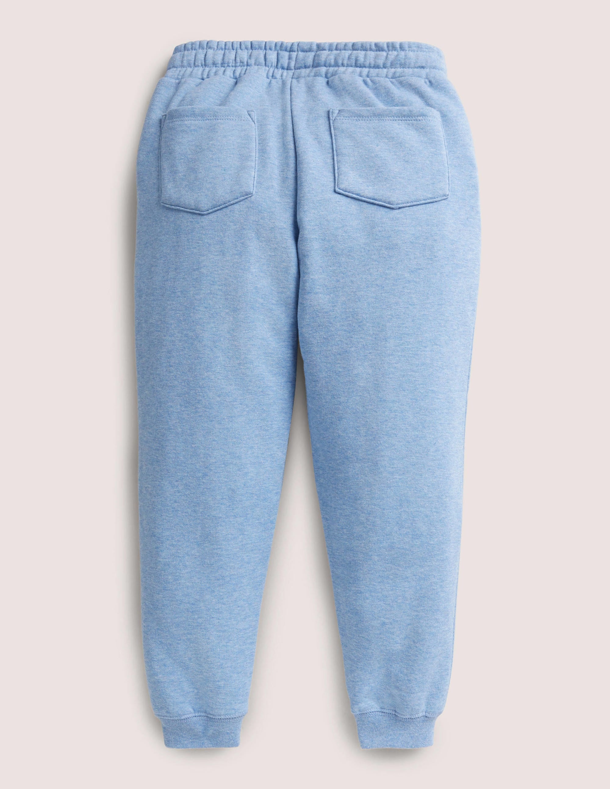Bas de jogging brodé-Motif floral bleu Côte d'Azur - Image 2