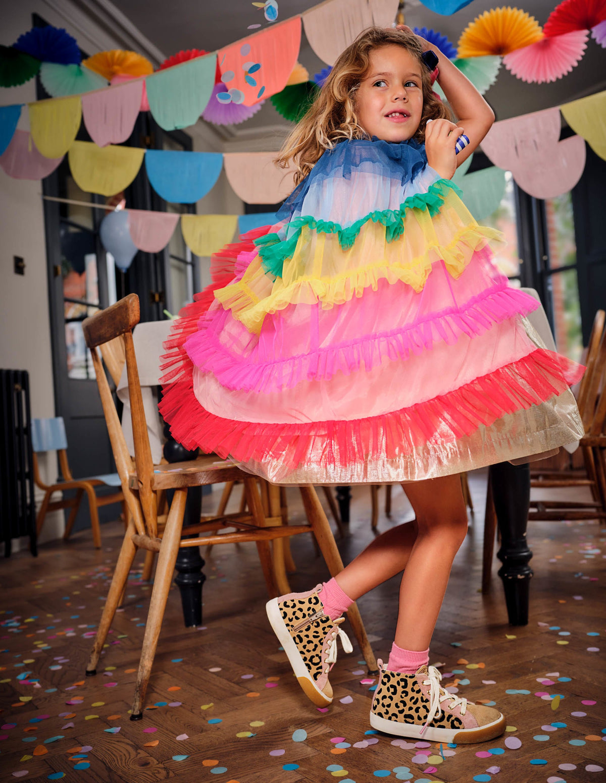 Cape en tulle-Arc-en-ciel multi - Image 11