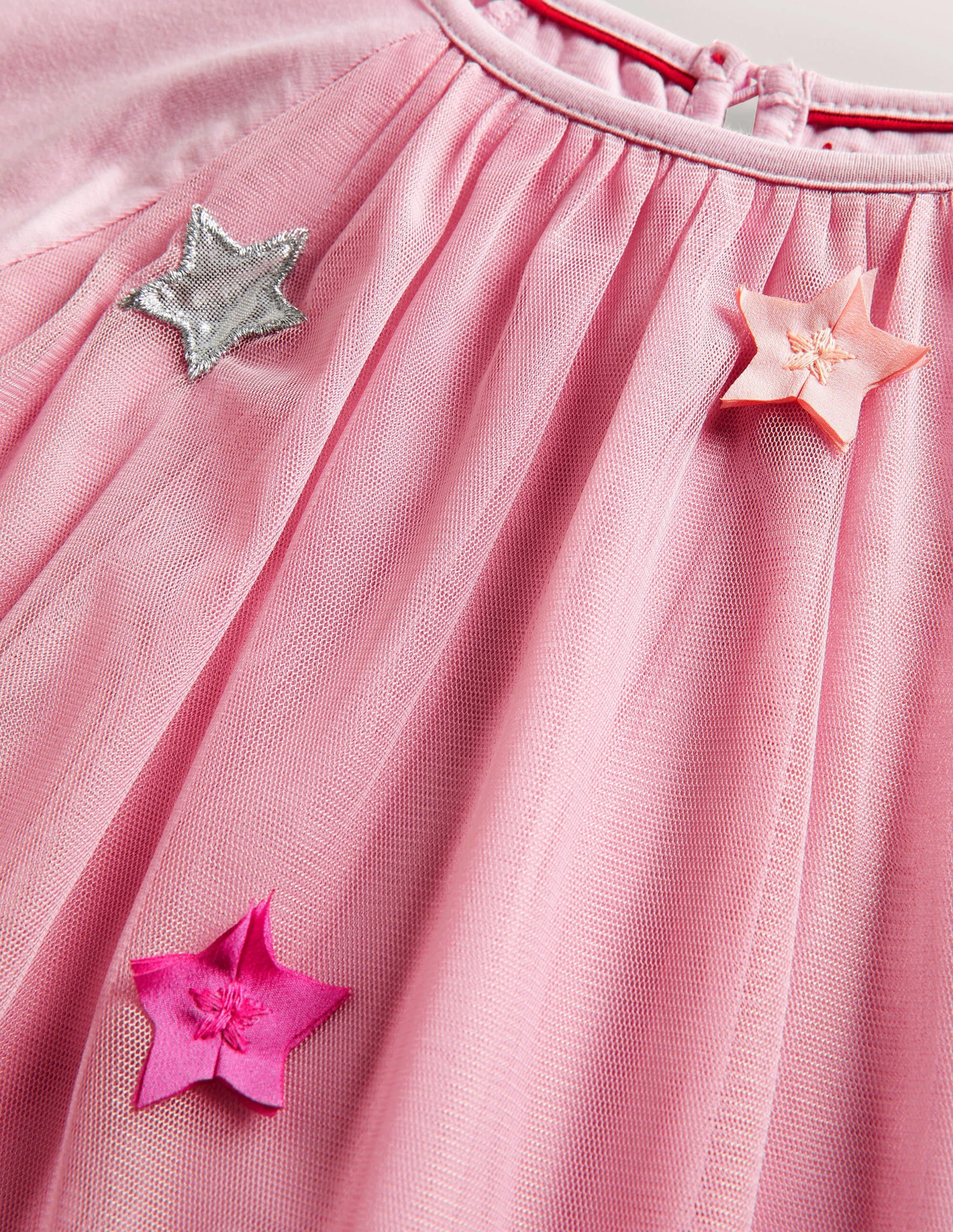Tülloberteil mit Applikation-Cameo-Rosa, Flatternde Herzen - Image 3