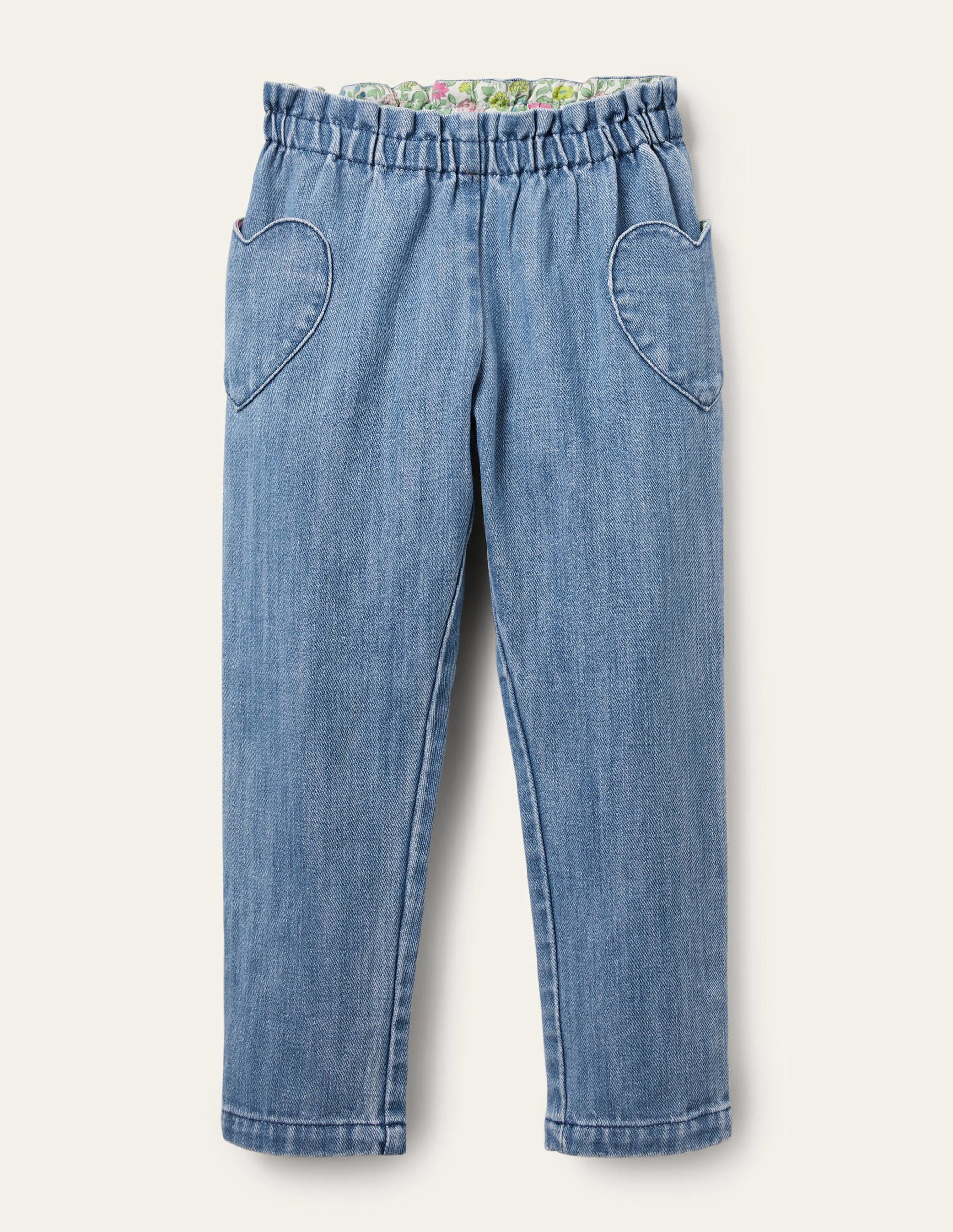 Hose zum Hineinschlüpfen-Mittleres Vintageblau, Denim - Image 1