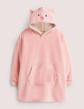 Kuscheliger Hoodie-Delfinrosa, Katze