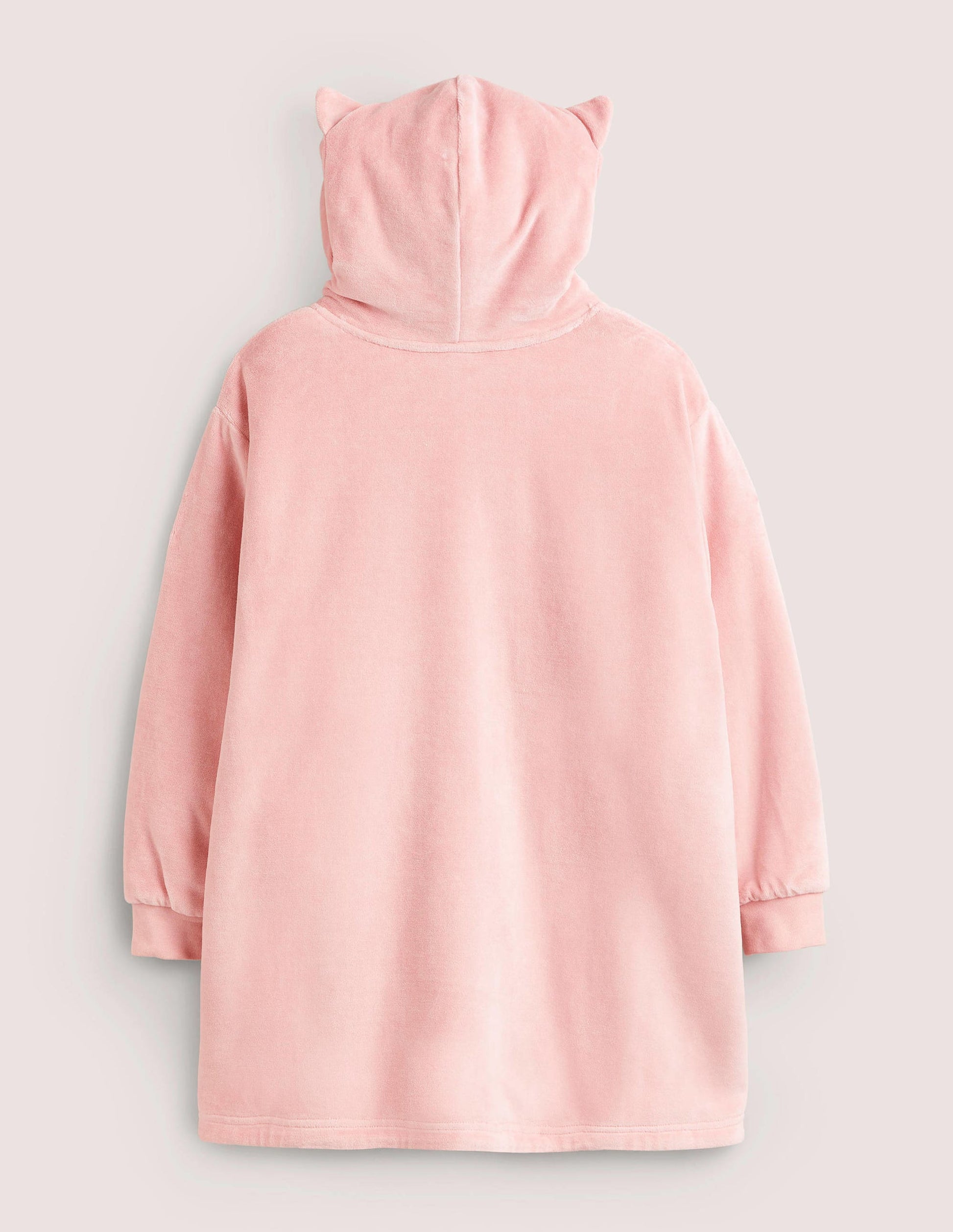 Kuscheliger Hoodie-Delfinrosa, Katze-2