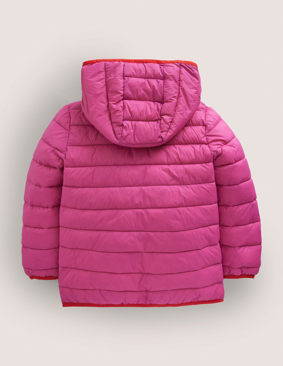 Bequeme wattierte Jacke zum Verstauen-Rosarot-2